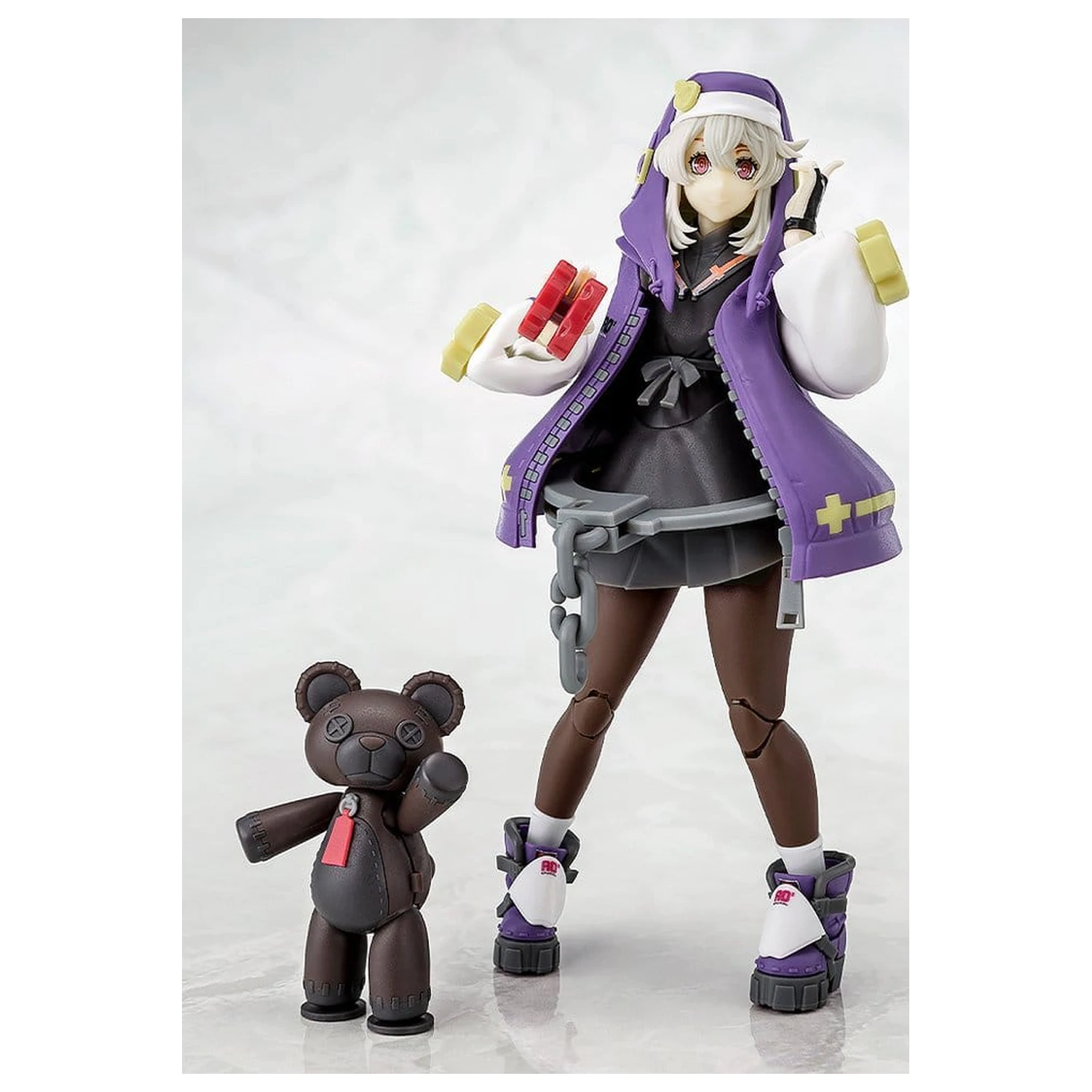 Guilty Gear Strive Plastic Model Kit Bridget Articulated Purple Color Ver. 14 cm  product photo