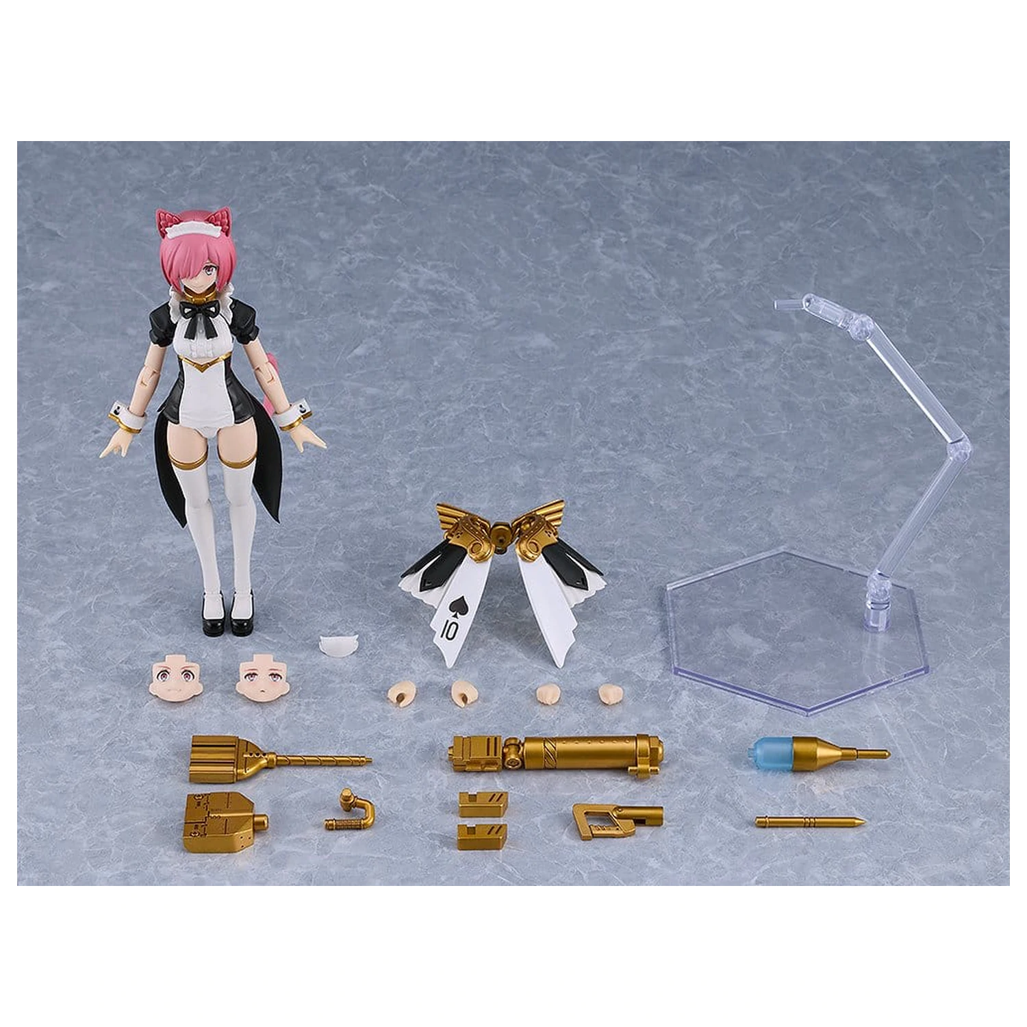 Guilty Princess Plastic Model Kit PLAMAX GP-12 Maidroid Rosalie 16 cm  product photo
