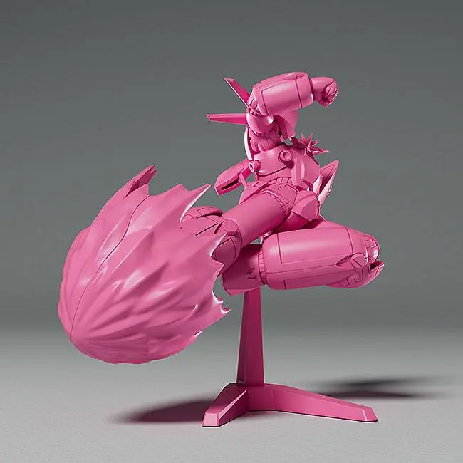 Gunbuster Plastic Model Kit PLAMAX MF-64: minimum factory Gunbuster Super Inazuma Kick/RX-7 Inazuma Kick Effect Color Ver. 7 cm product photo
