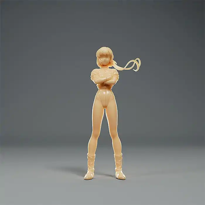 Gunbuster Plastic Model Kit PLAMAX MF-80 minimum factory Noriko Takaya with Gunbuster: Character Color Ver. 12 cm product photo