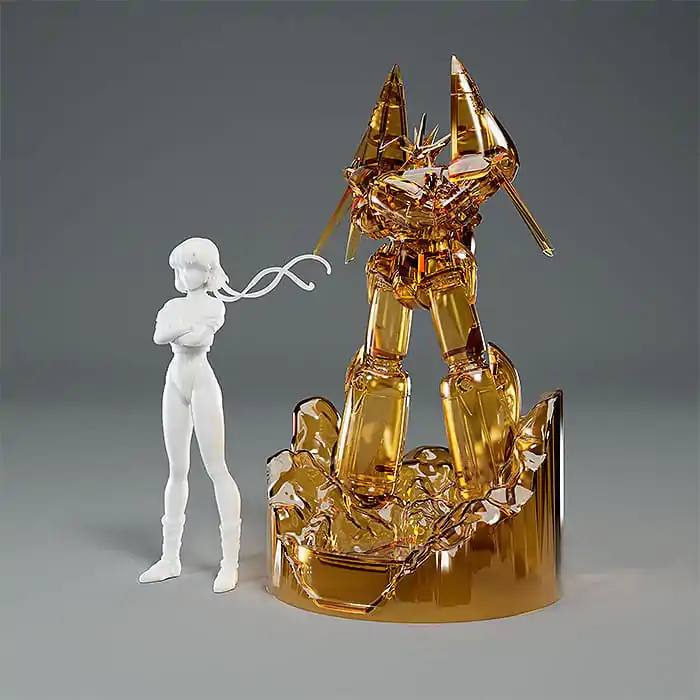 Gunbuster Plastic Model Kit PLAMAX MF-81: minimum factory Noriko Takaya with Gunbuster: Effect Color Ver. 12 cm product photo
