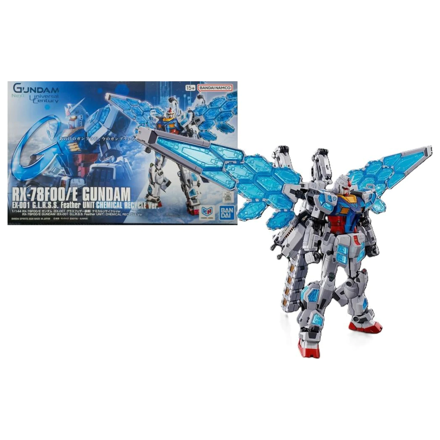 Gundam 1/144 RX-78F00/E (EX-001 G.L.R.S.S.) Chemical Model Kit product photo