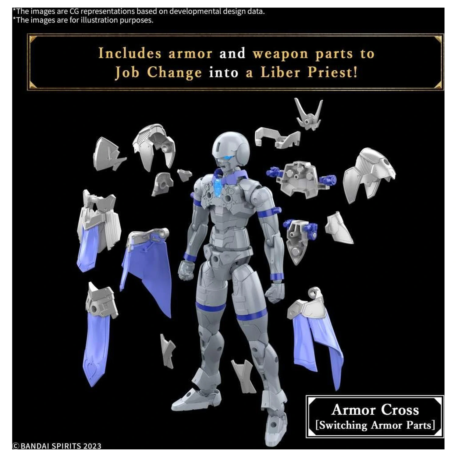 Gundam 30MF Liber Bishop Model Kit product photo