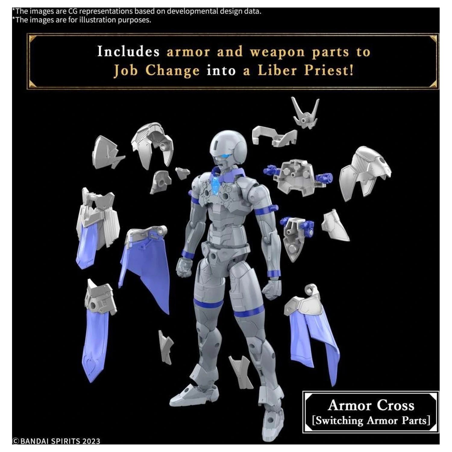 Gundam 30MF Liber Priest Model Kit product photo