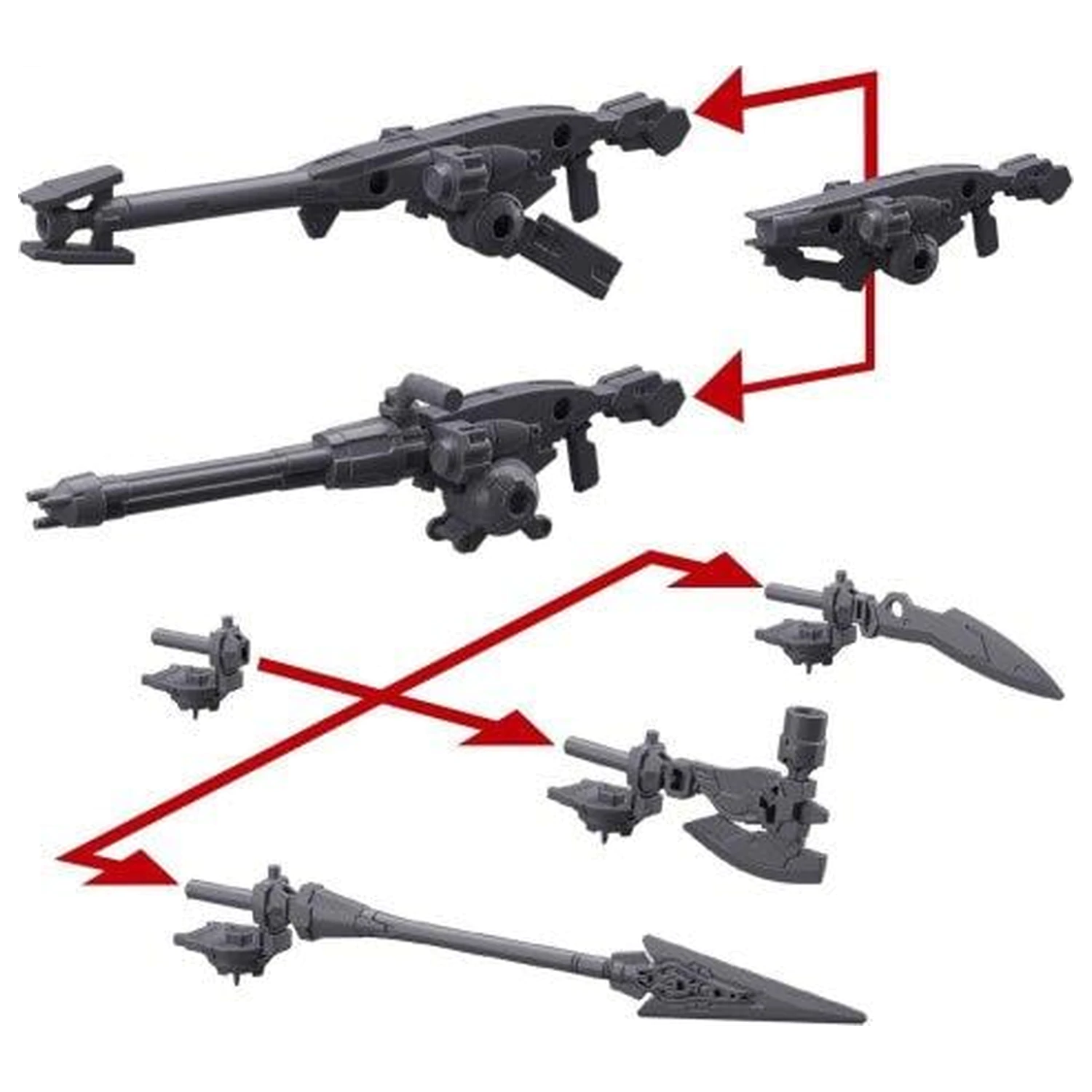 Gundam 30MM Option Weapon 1 for Portanova Detail Set Model Kit product photo