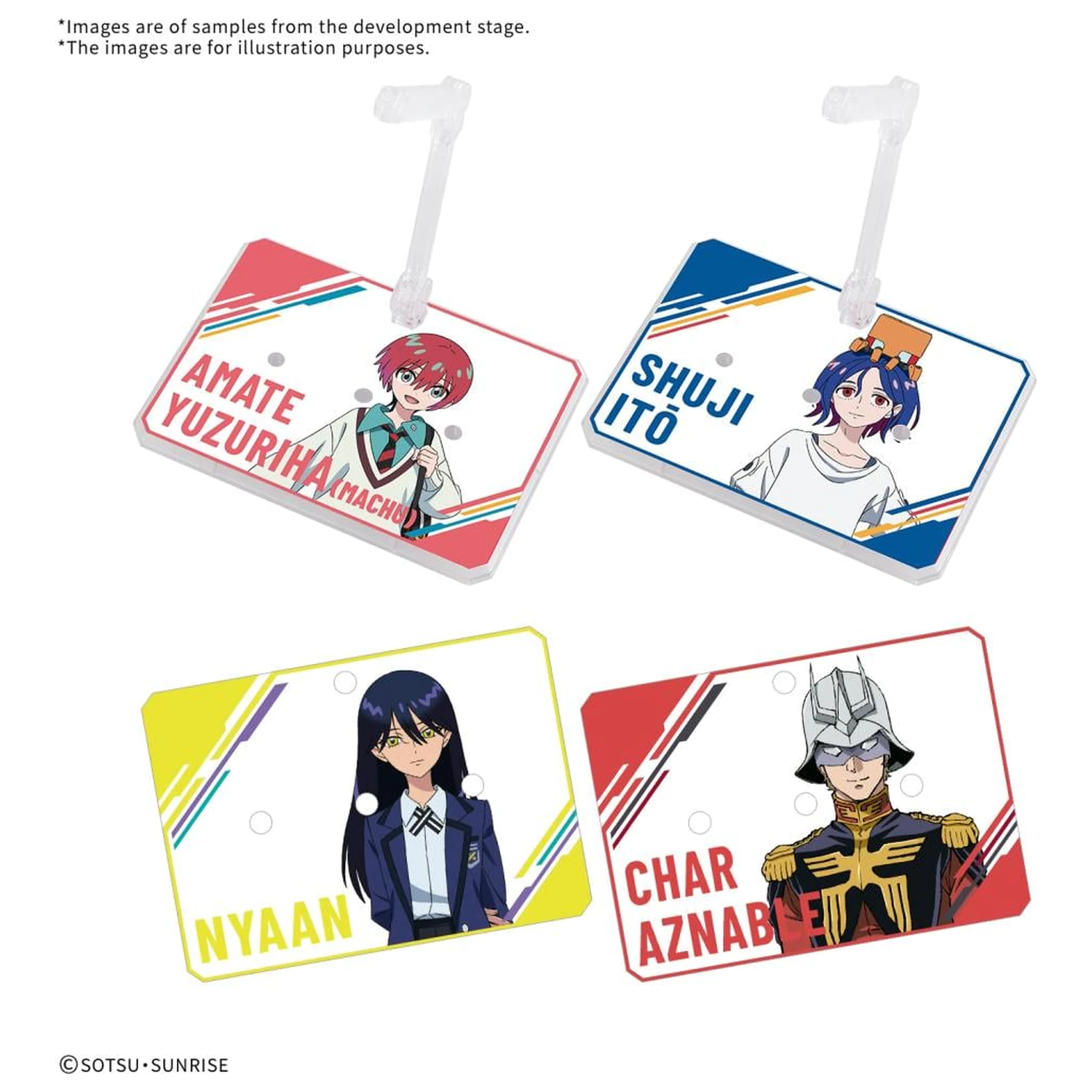 GUNDAM Action Base 7 Clear Color Mobile Suit GQuuuuuuX Stickers Set product photo