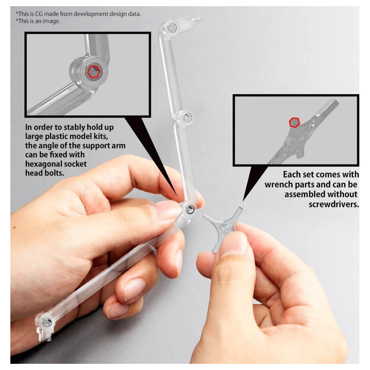 Gundam Action Base 8 (Clear Color) Model Kit product photo