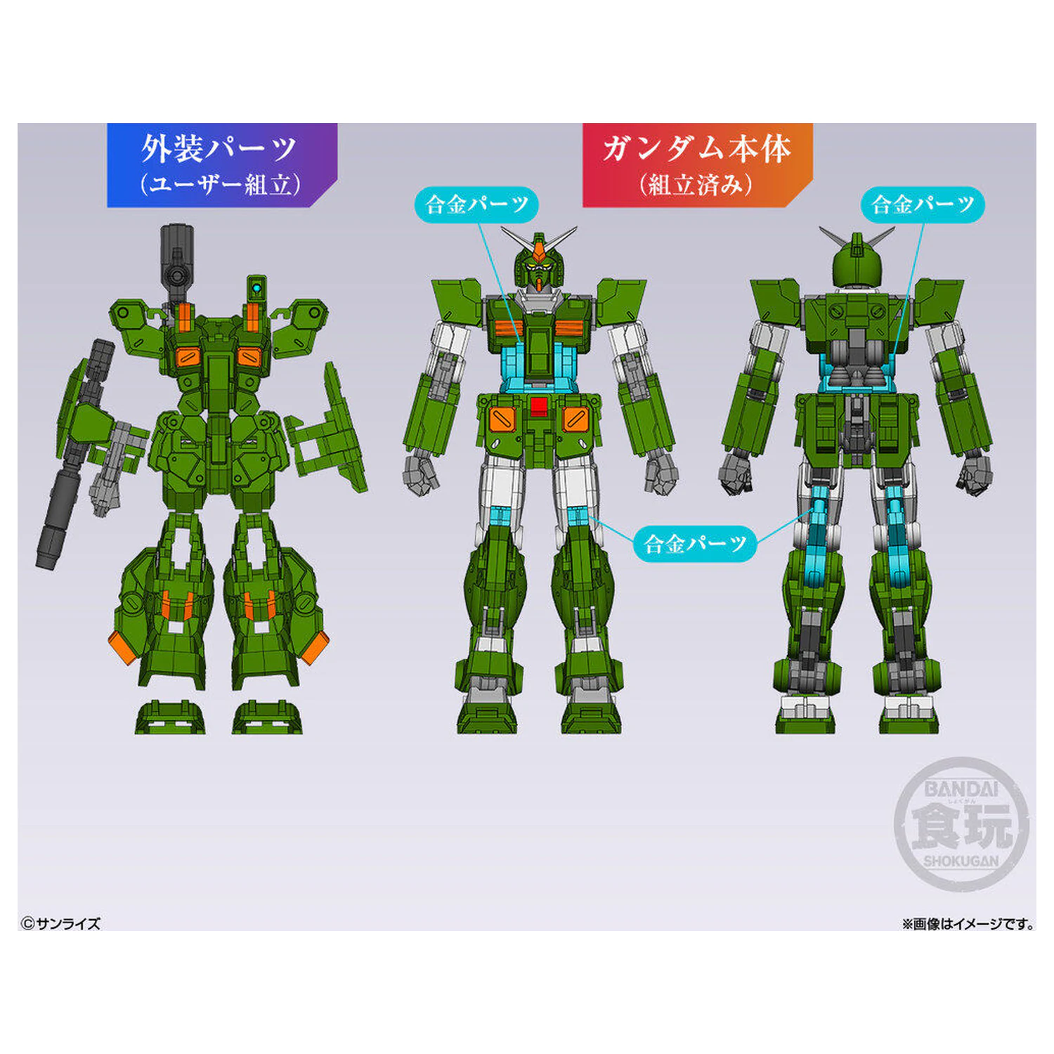 Gundam Artifact PRO Full Armor Gundam figure 10cm product photo