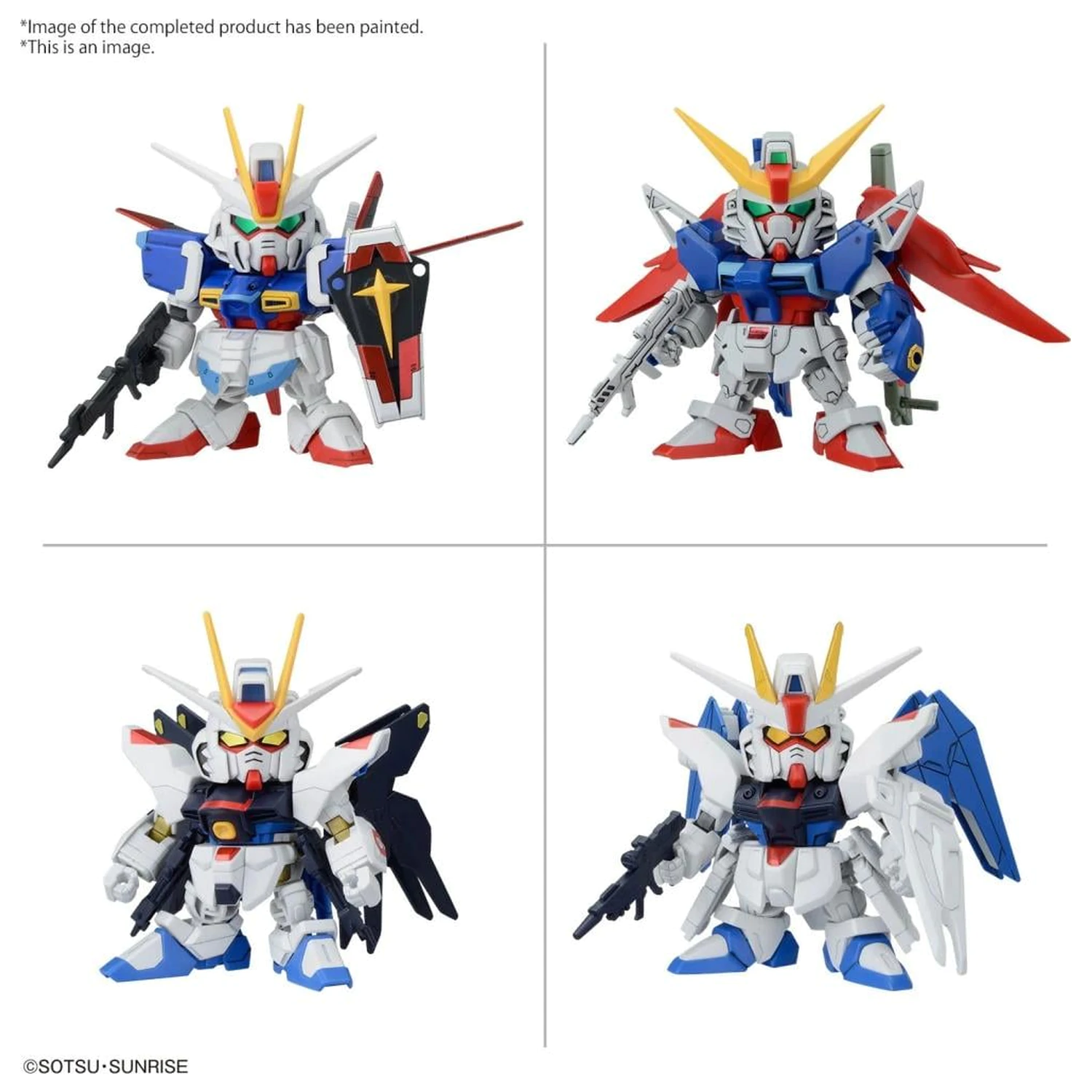 GUNDAM BB Senshi CE Battle of Destiny Set Model Kit product photo