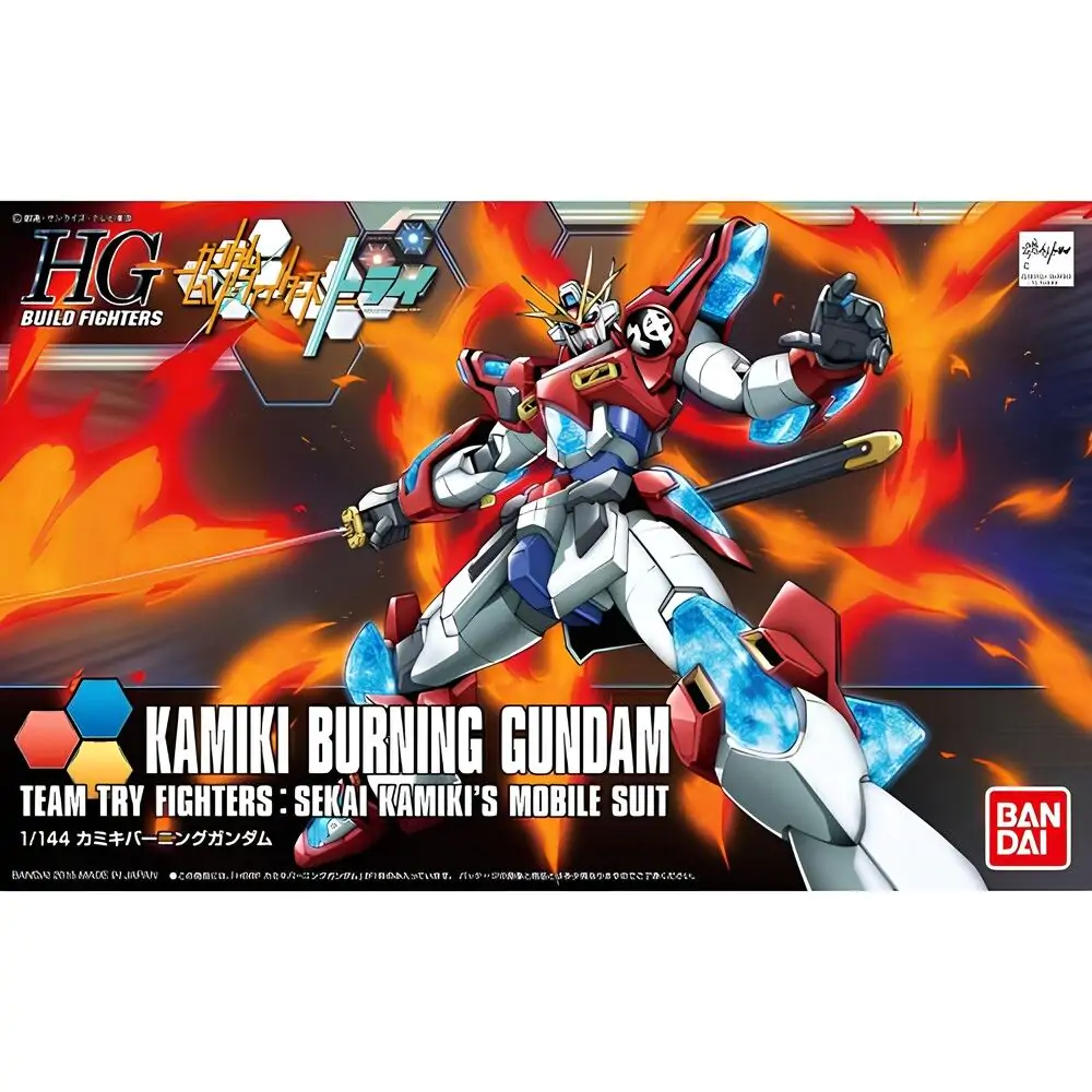 Gundam Build Fighters Try Kamiki Burning Gundam figure product photo