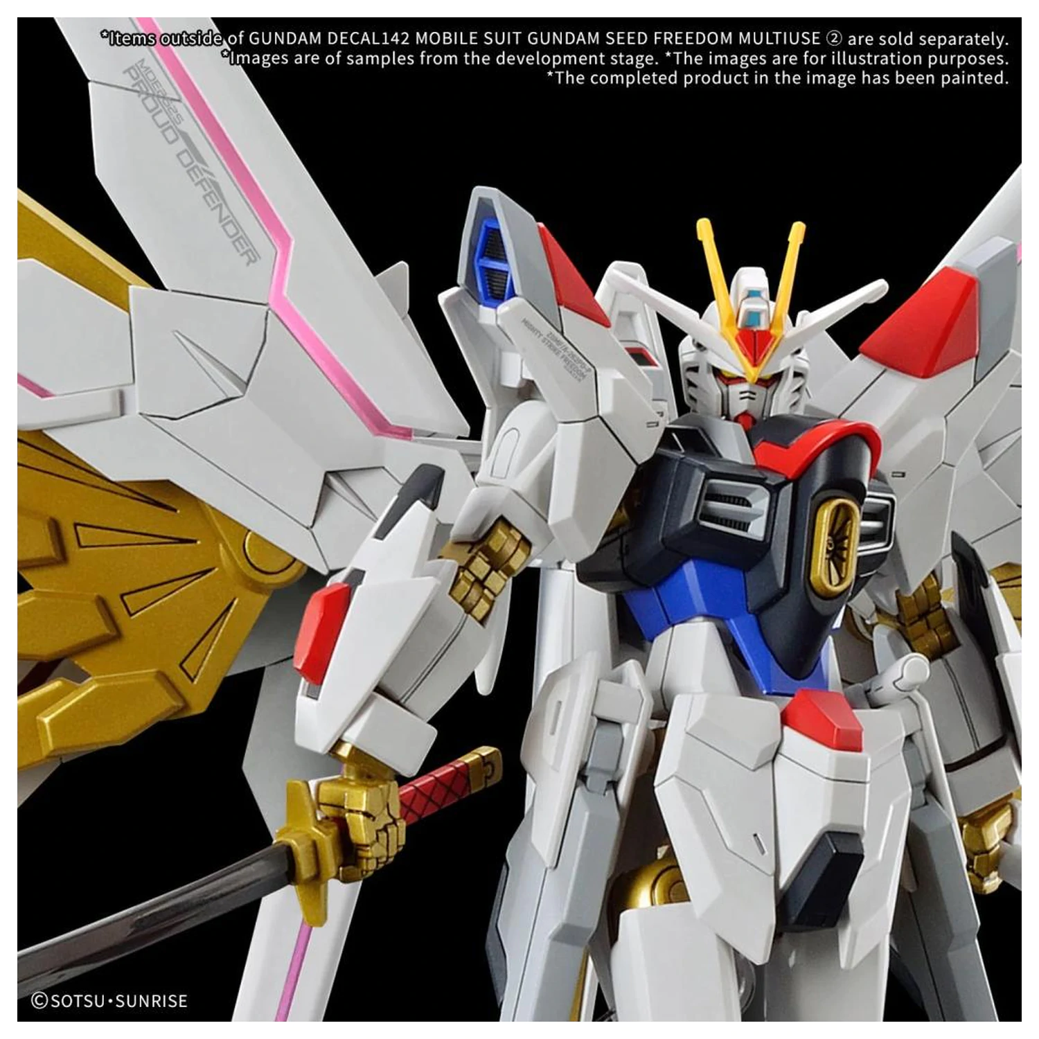 Gundam Decal 142 Gundam Seed Freedom Multiuse 2 Model Kit product photo