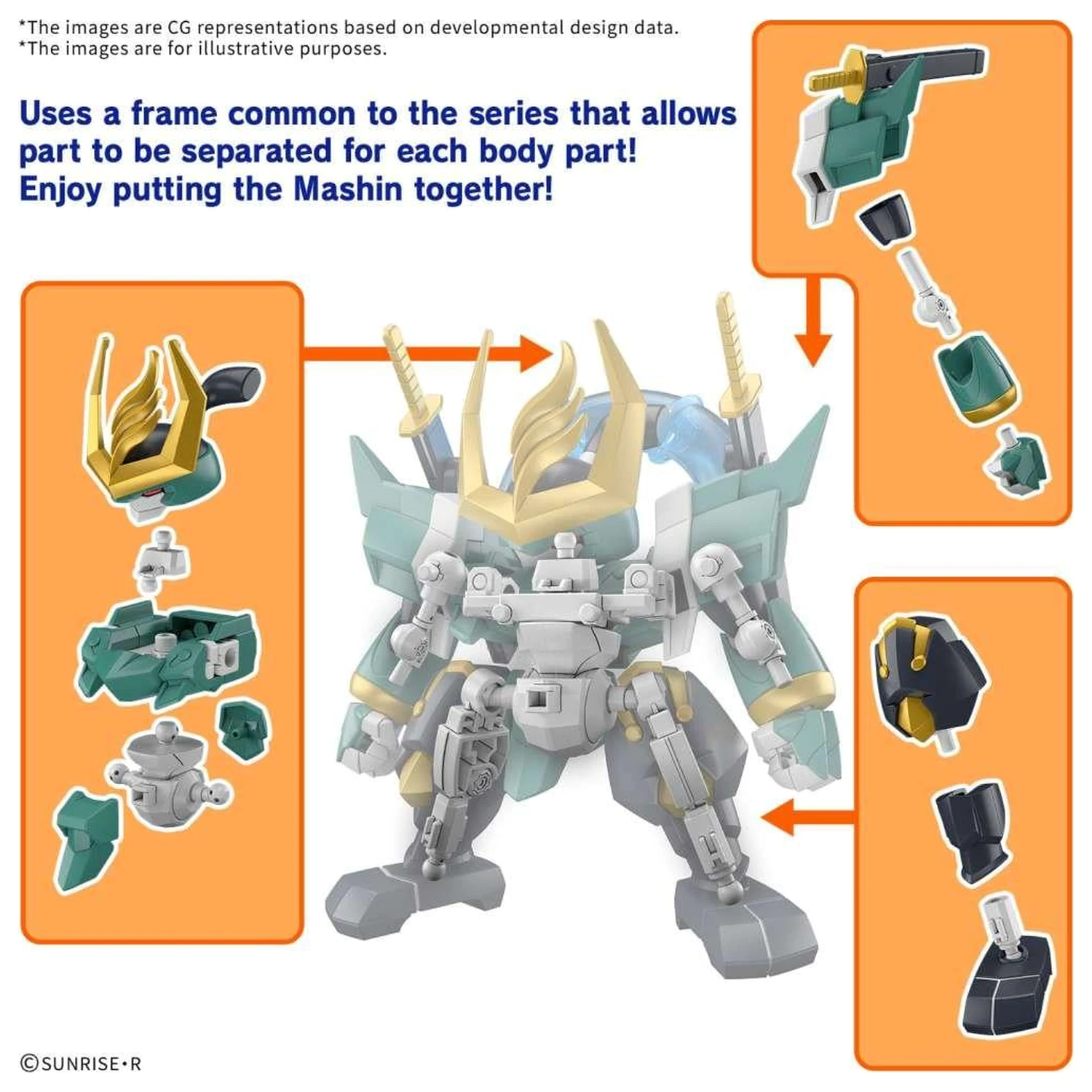 Gundam Fujinmaru Model Kit product photo