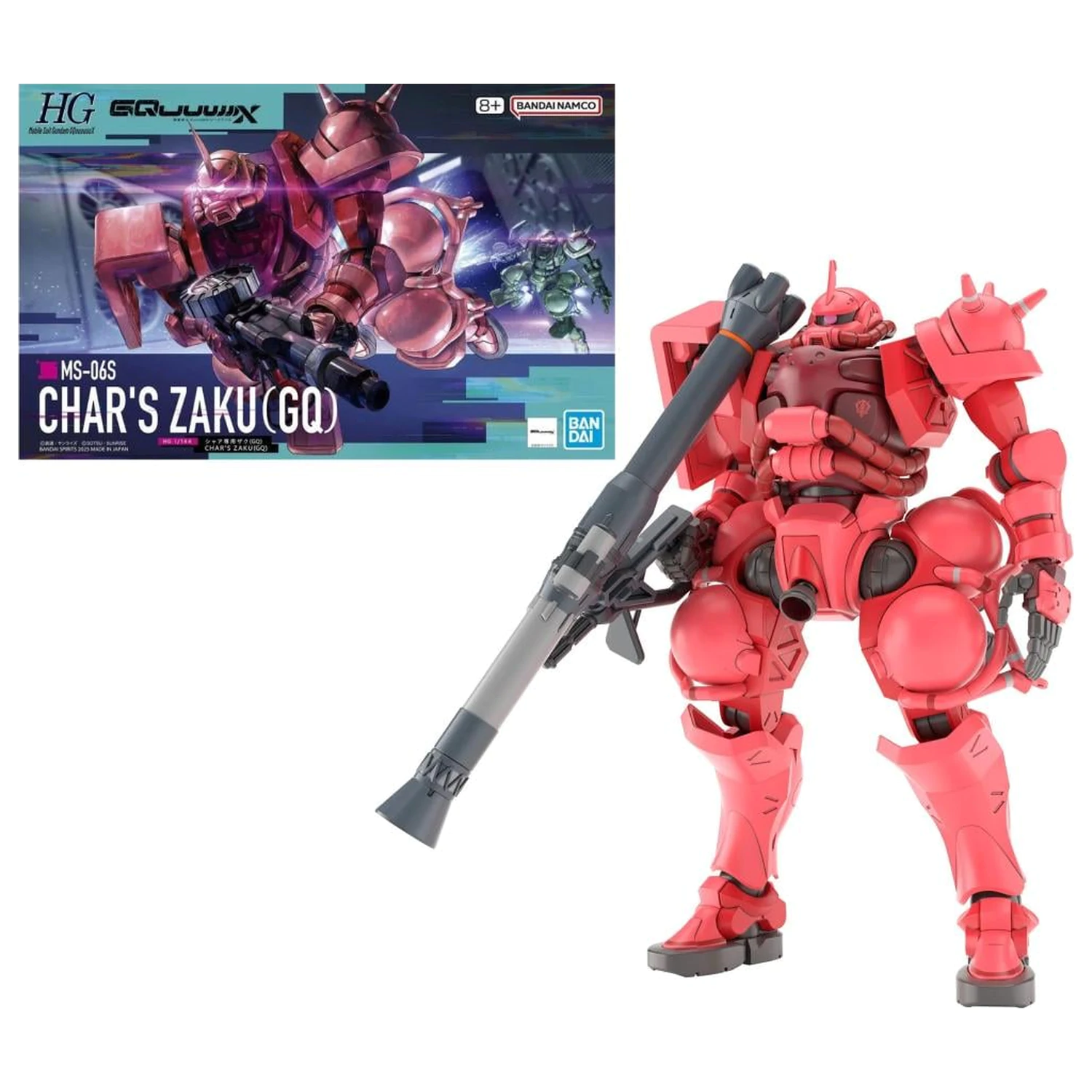 GUNDAM HG 1/144 Char's Zaku (GQ) Model Kit product photo