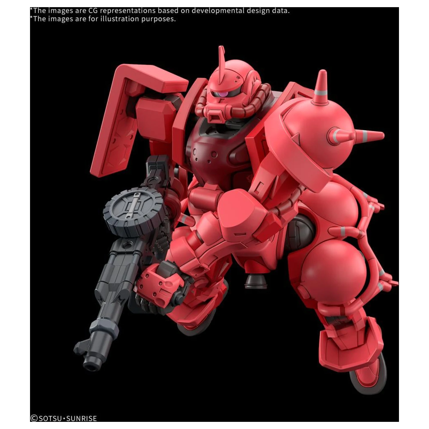 GUNDAM HG 1/144 Char's Zaku (GQ) Model Kit product photo
