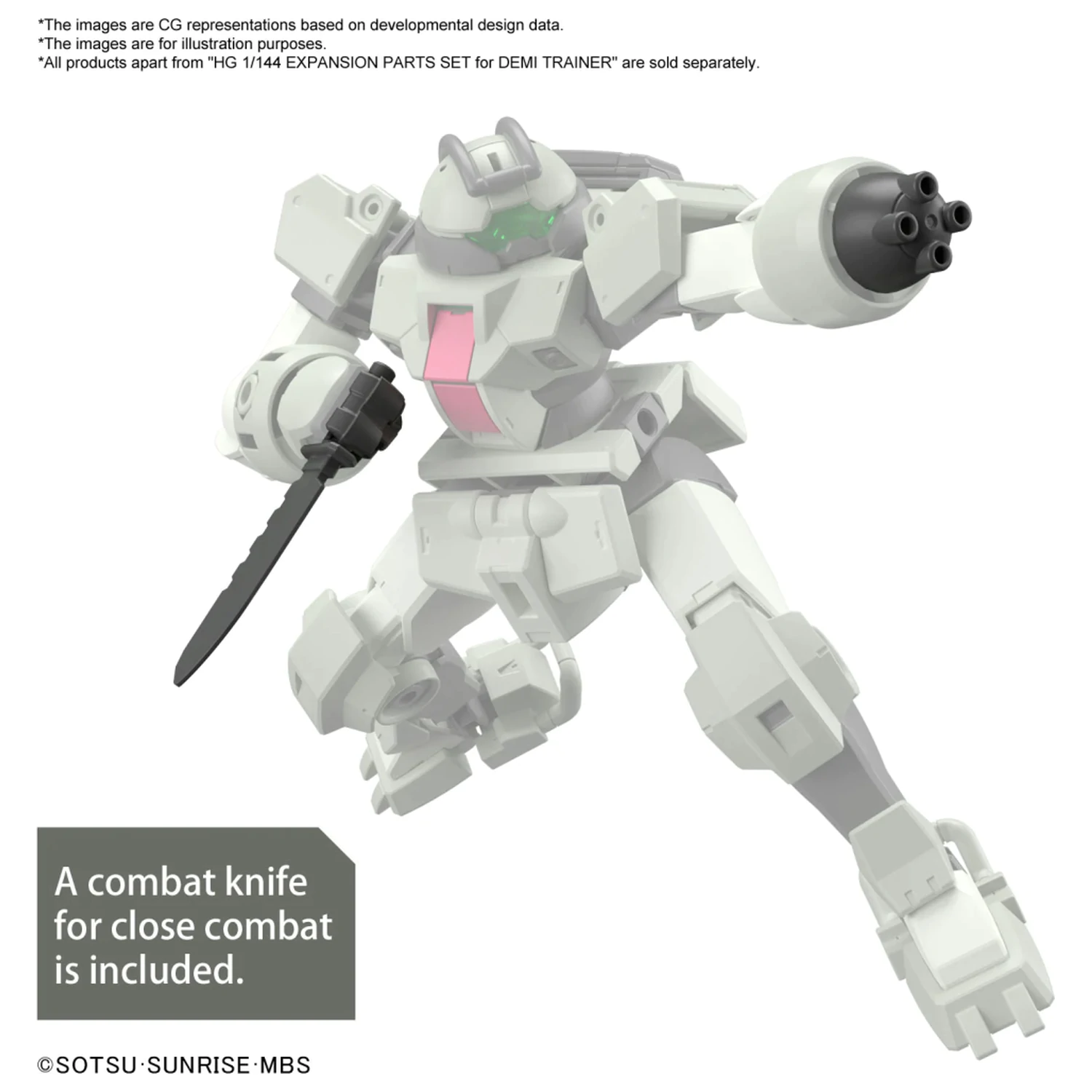 Gundam HG 1/144 Expansion Parts Set for Demi Trainer Model Kit product photo