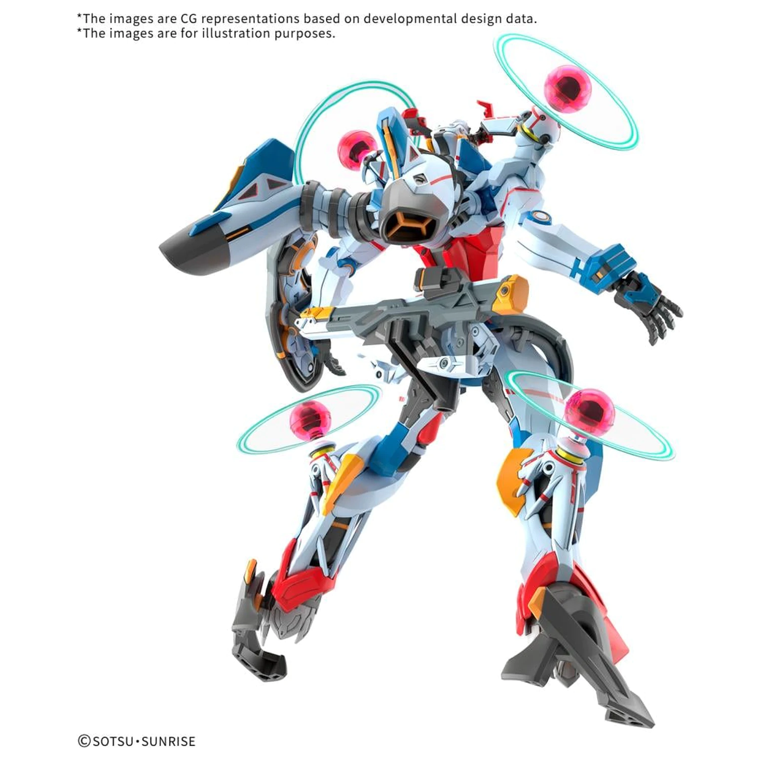 Gundam HG 1/144 GQuuuuuuX (Endymion Unit Awakened) Model Kit product photo