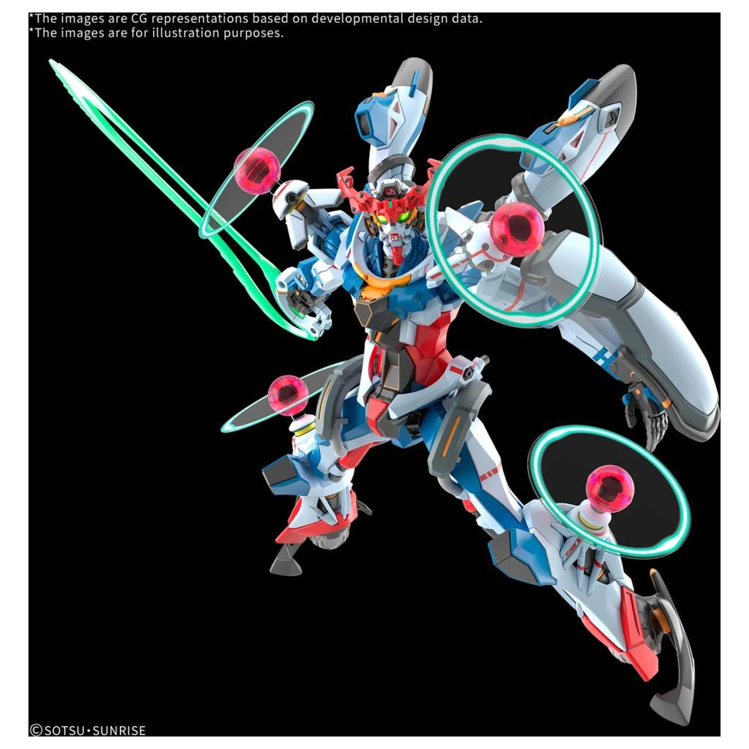 Gundam HG 1/144 GQuuuuuuX (Endymion Unit Awakened) Model Kit product photo