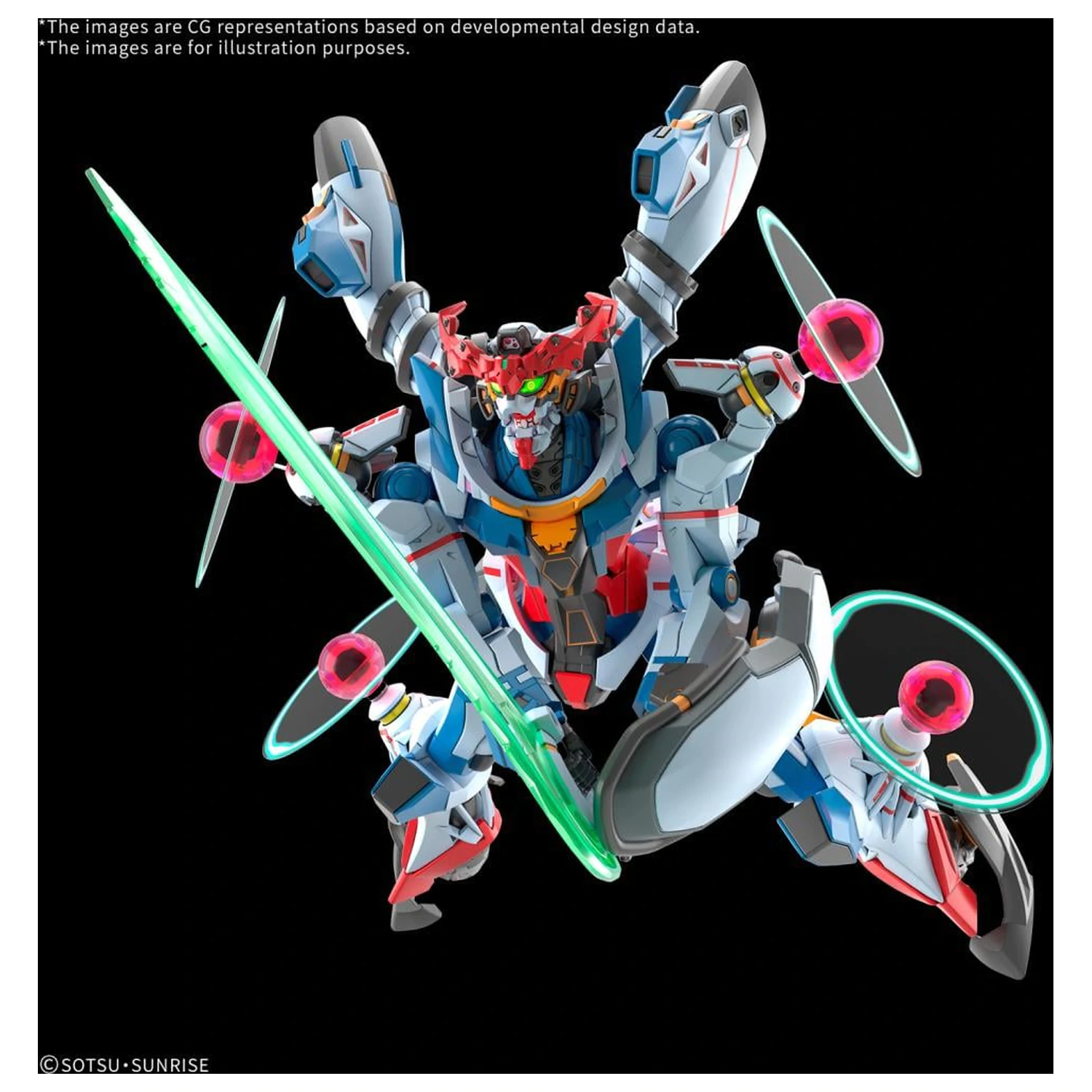 Gundam HG 1/144 GQuuuuuuX (Endymion Unit Awakened) Model Kit product photo