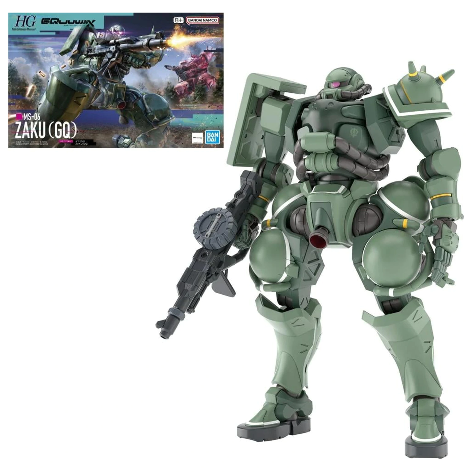 GUNDAM HG 1/144 Zaku (GQ) Model Kit product photo