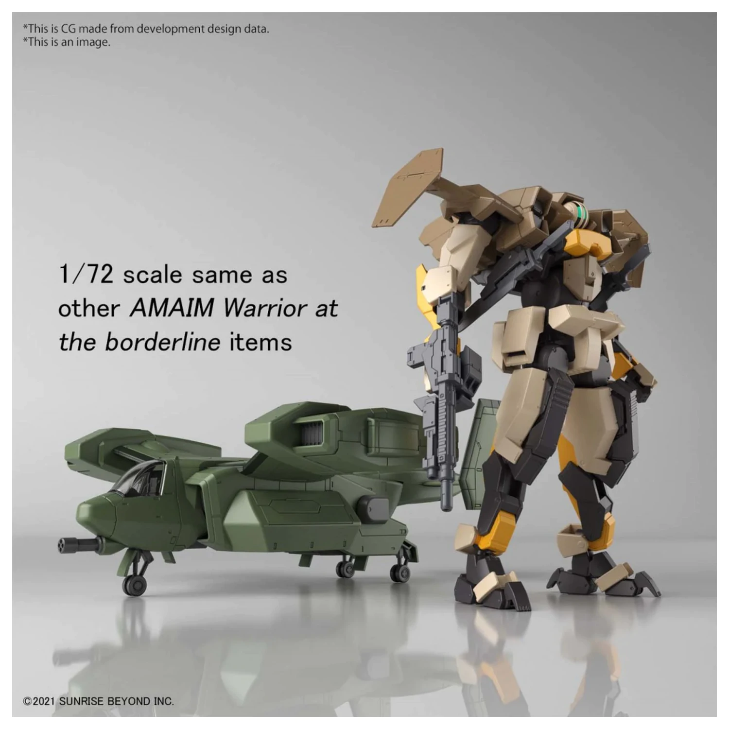 Gundam HG 1/72 V-33 Stork Carrier Model Kit product photo