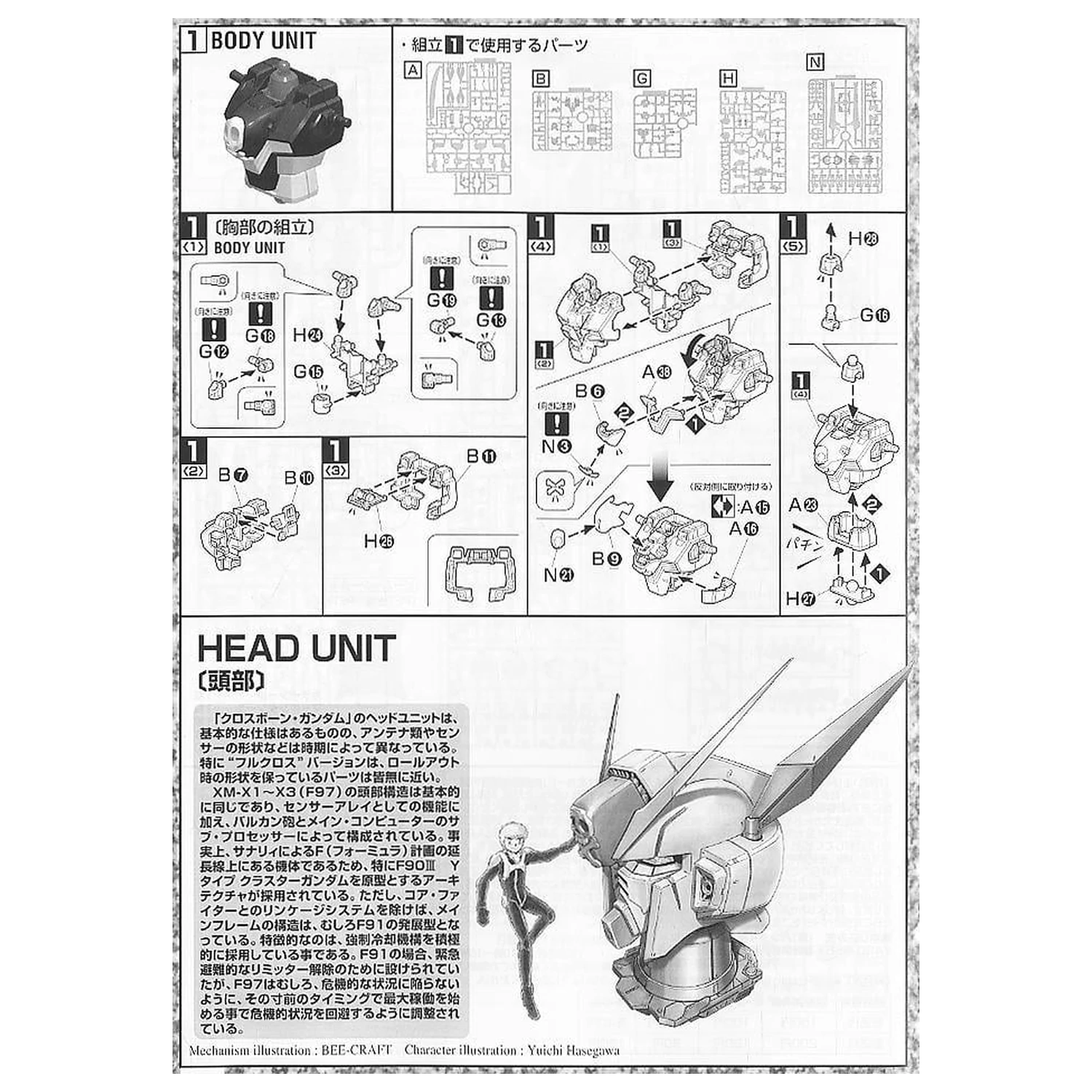 GUNDAM MG 1/100 Crossbone Full Cloth Gundam Model Kit product photo