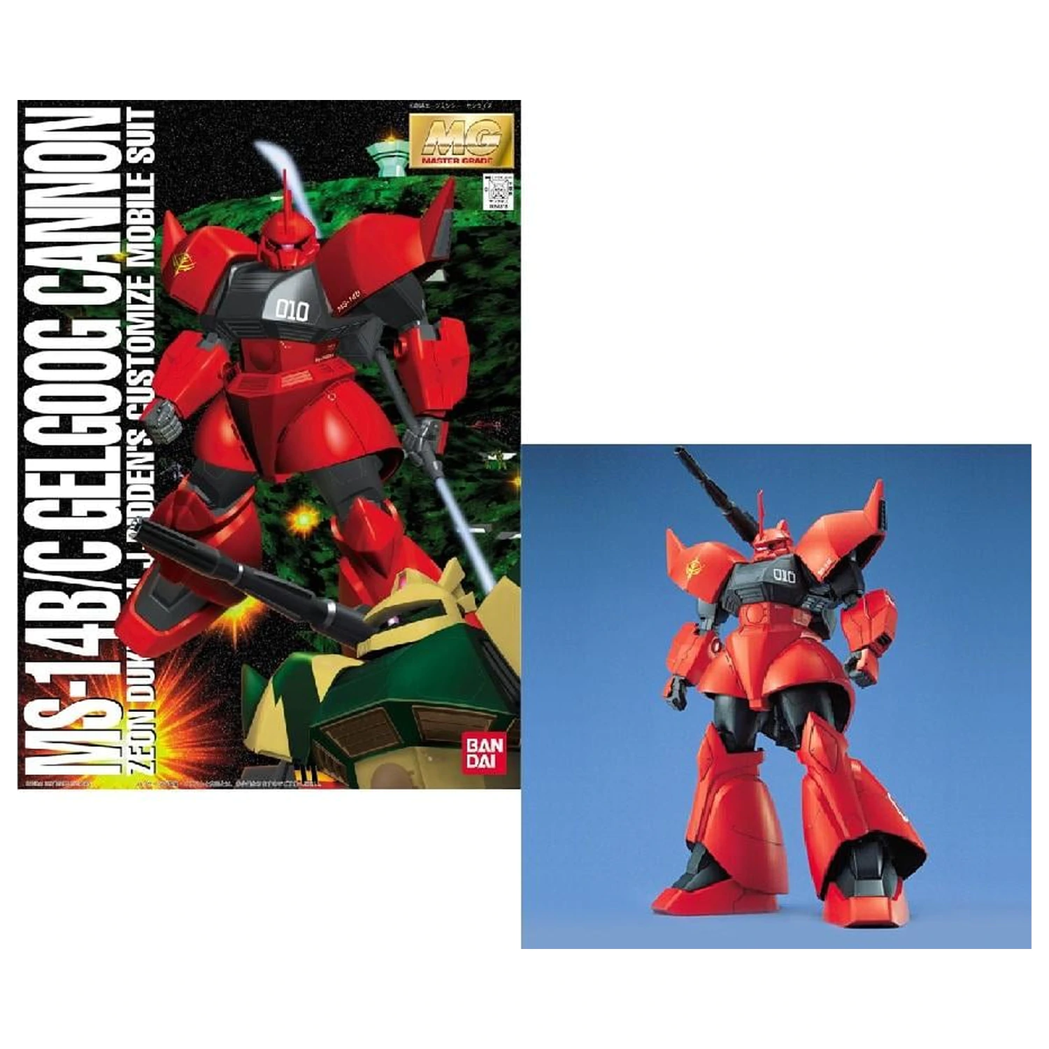 Gundam MG 1/100 Gelgoog Cannon Model Kit product photo