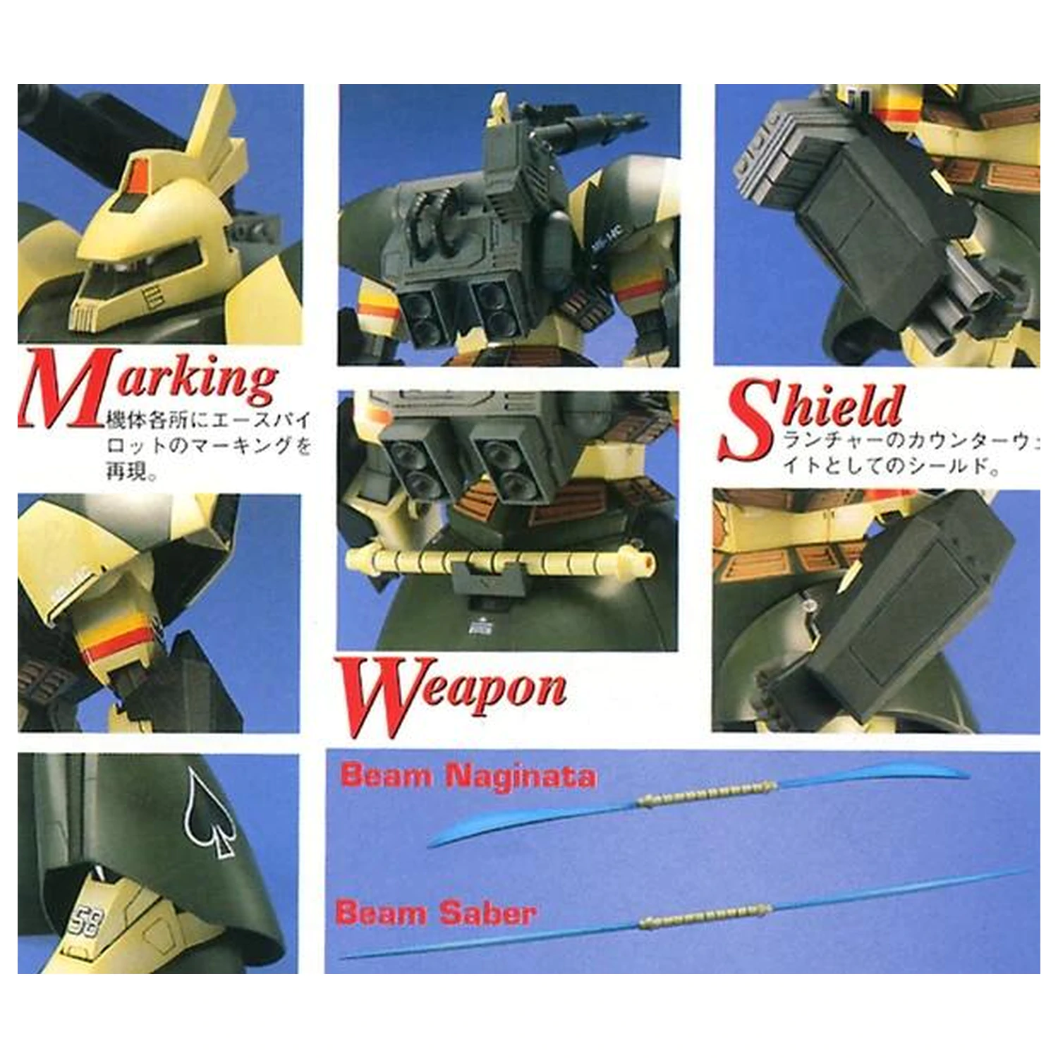 Gundam MG 1/100 Gelgoog Cannon Model Kit product photo
