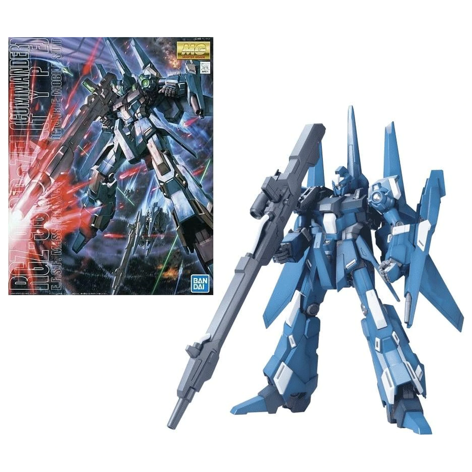 Gundam MG 1/100 Re-Zel Commander Type Model Kit product photo