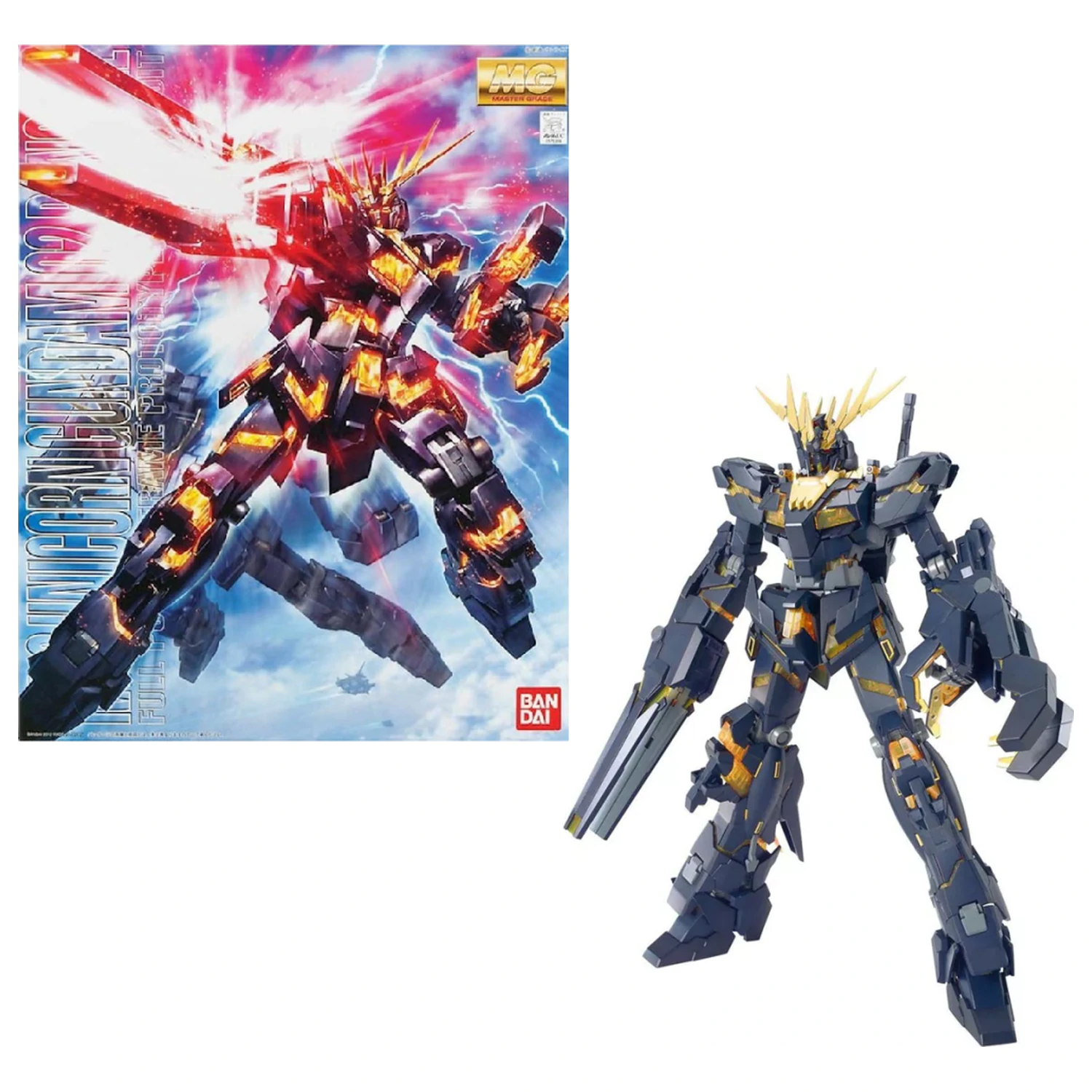 Gundam Model Kit Master Grade Unicorn Gundam 02 Banshee 18 cm product photo