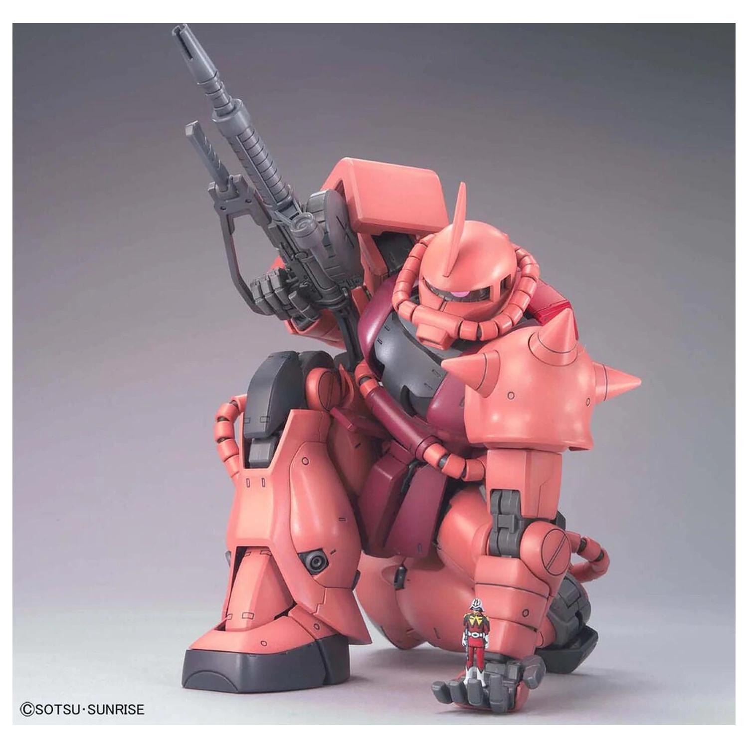 Gundam MS-06S Zaku II Char Aznable Custom Ver. 2.0 Mobile Suit Model Kit MG 1/100 product photo