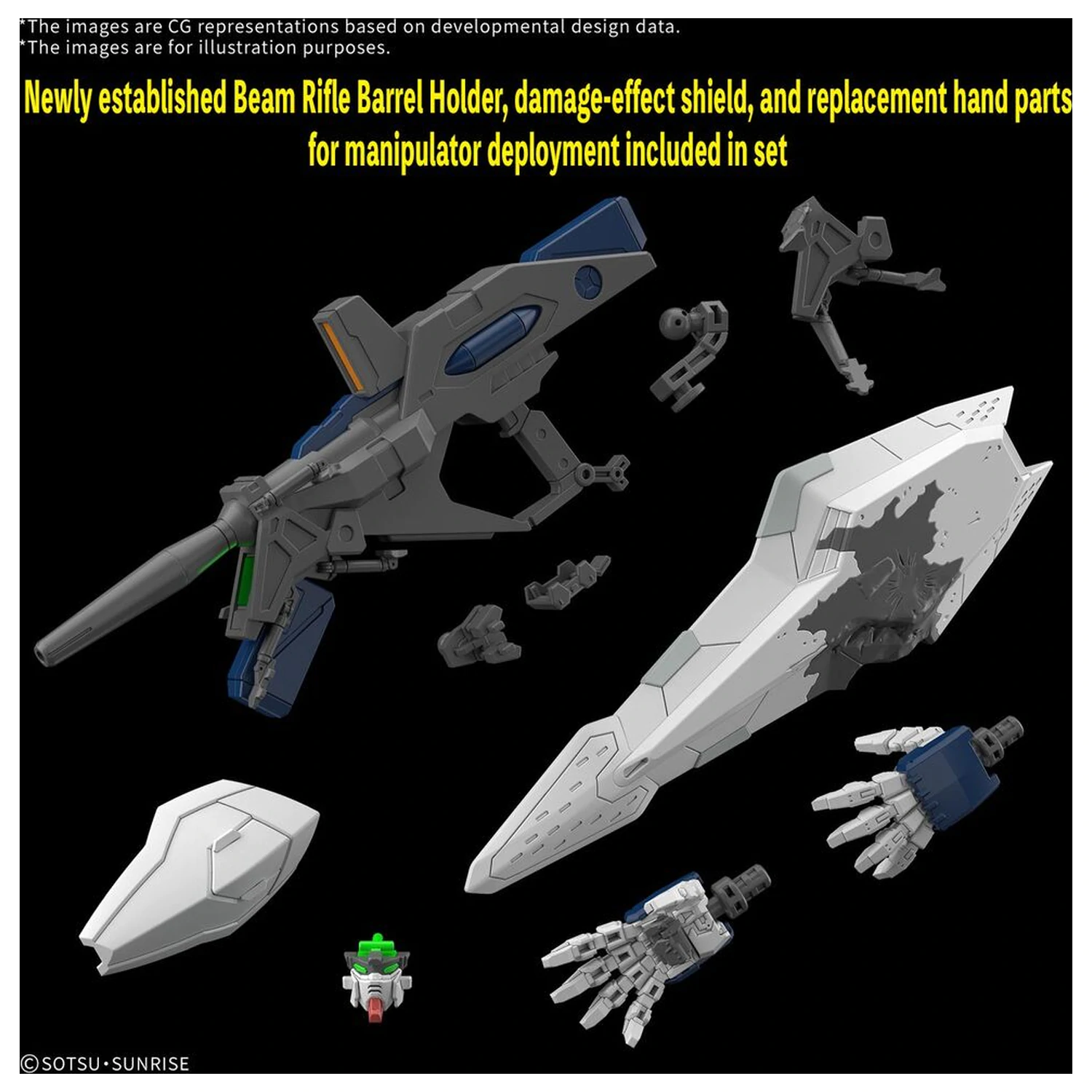 Gundam MSG: Hathaway: The Sorcery of Nymph Circe HG 1/144 XI Gundam Hathaway Nymph model kit product photo