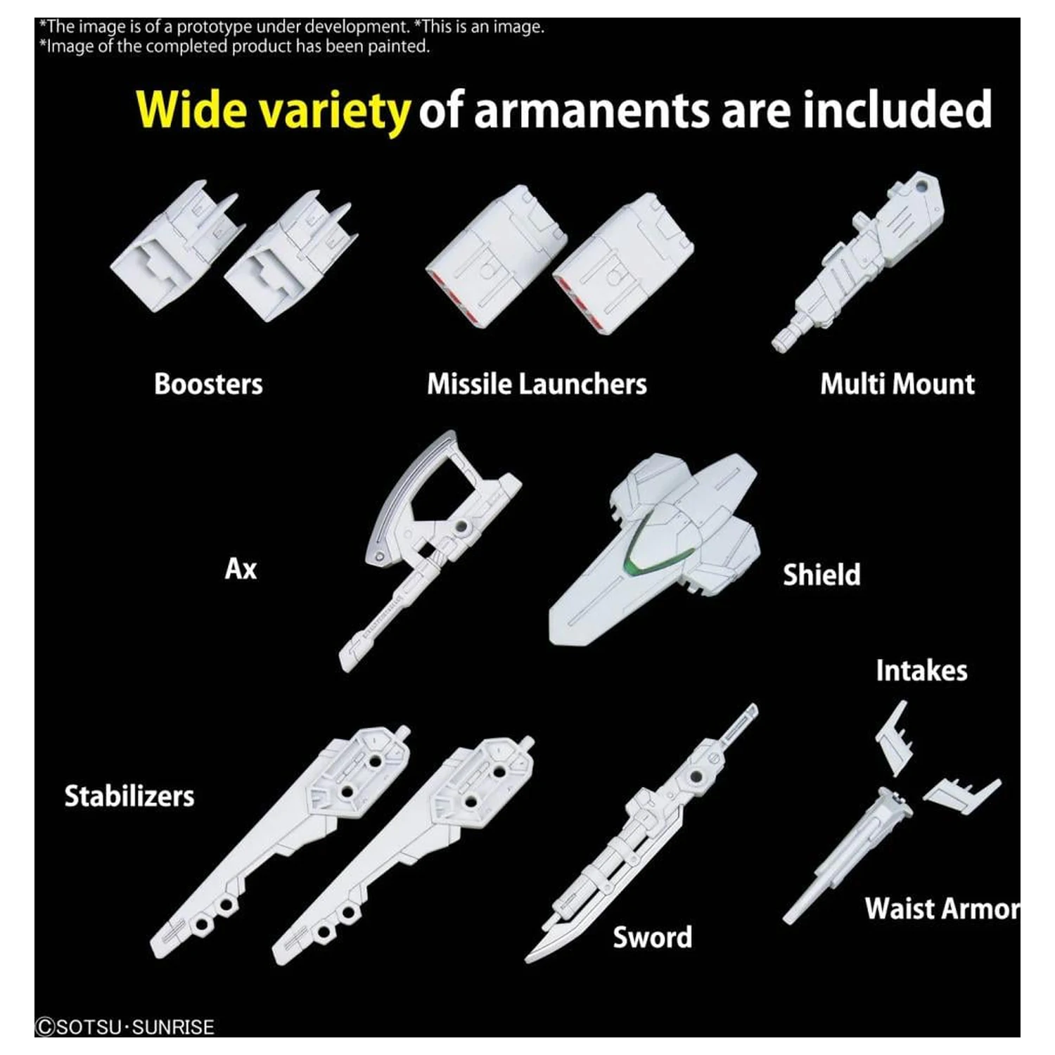 GUNDAM Option Parts Set Gunpla 13 (Gunpla Battle Arm Arms) Model Kit product photo