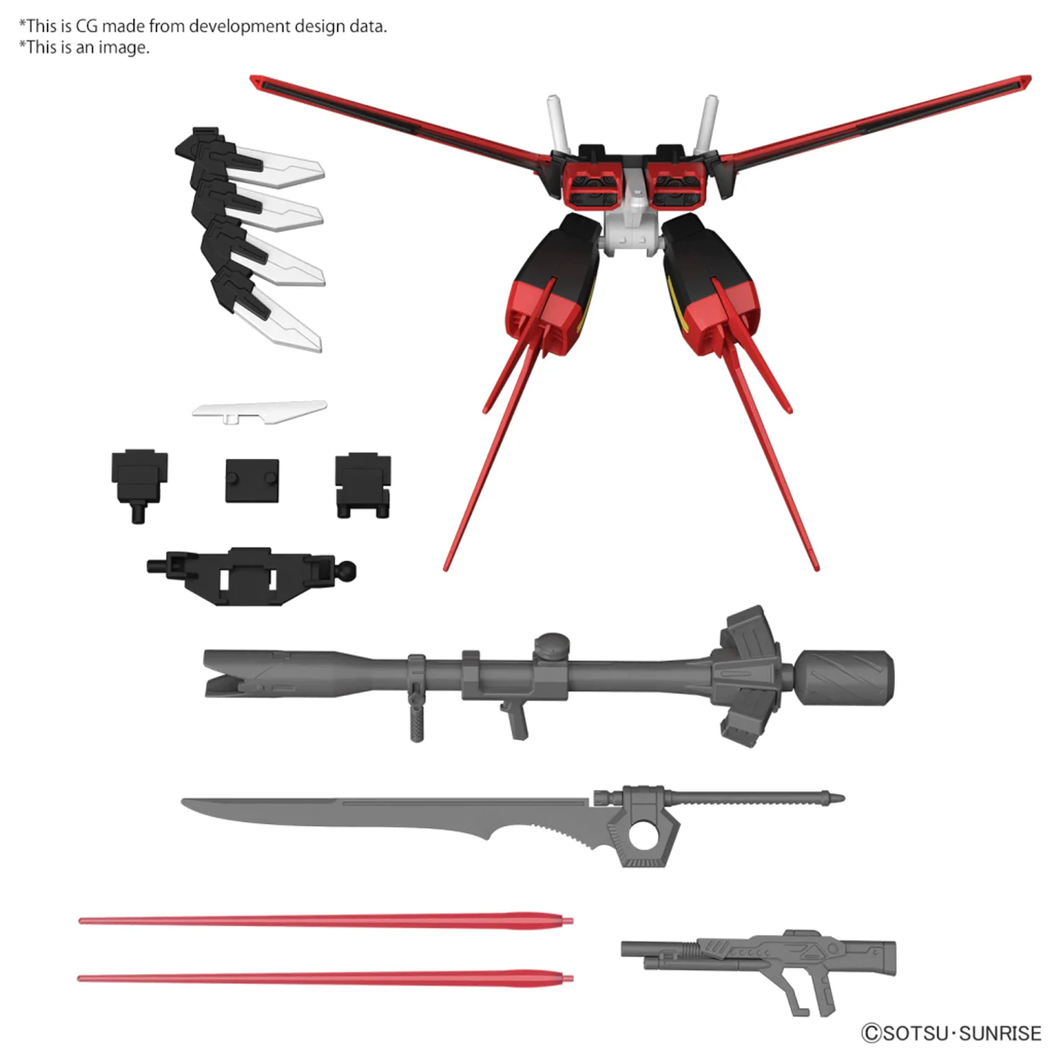 GUNDAM Option Parts Set Gunpla 01 (Aile Striker) Model Kit product photo