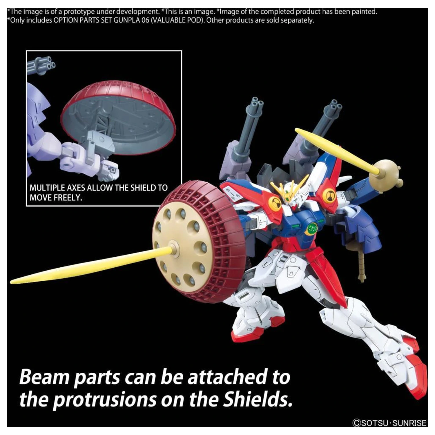 Gundam Option Parts Set Gunpla 06 (Valuable Pod) Model Kit product photo
