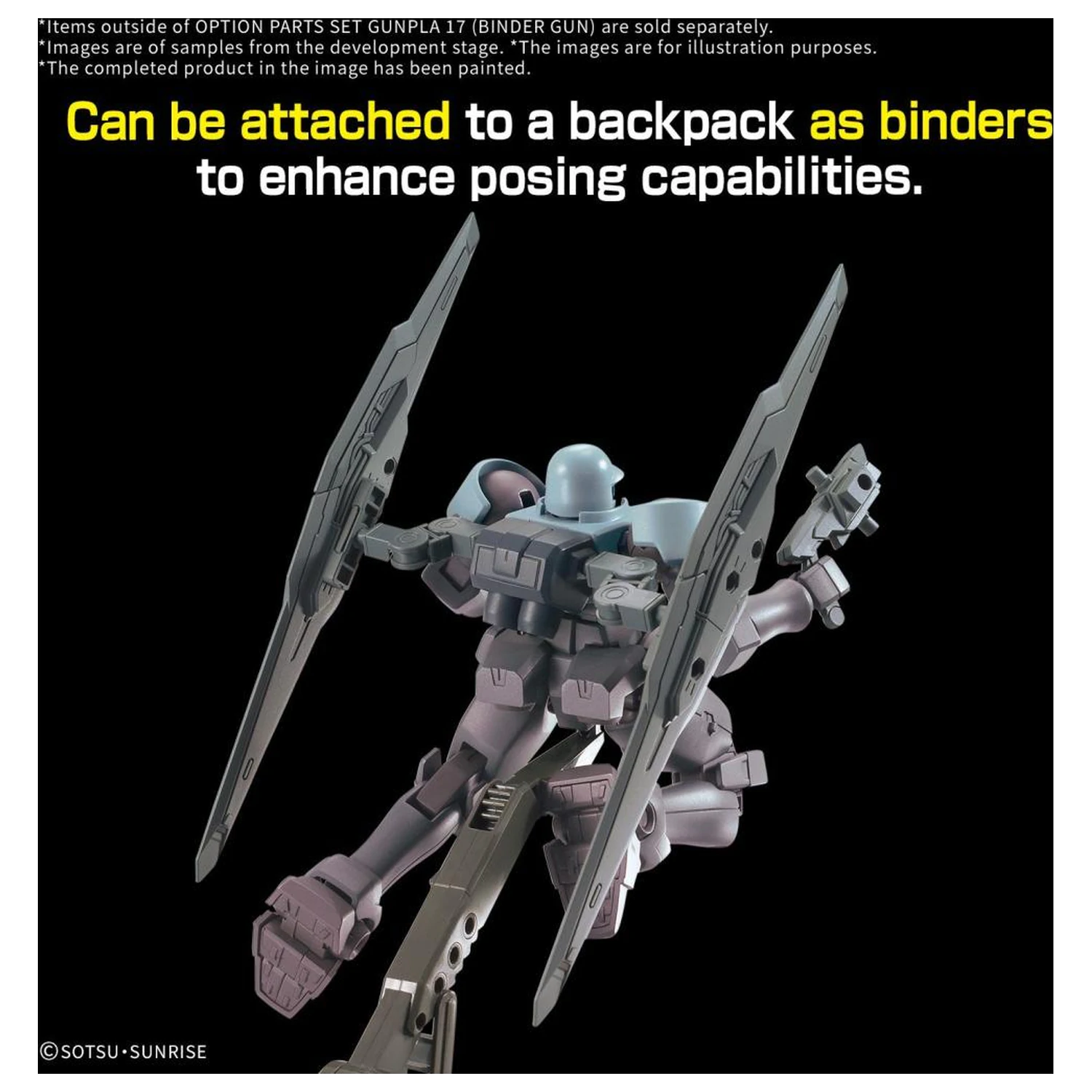 Gundam Option Parts Set Gunpla 17 (Binder Gun) Model Kit product photo