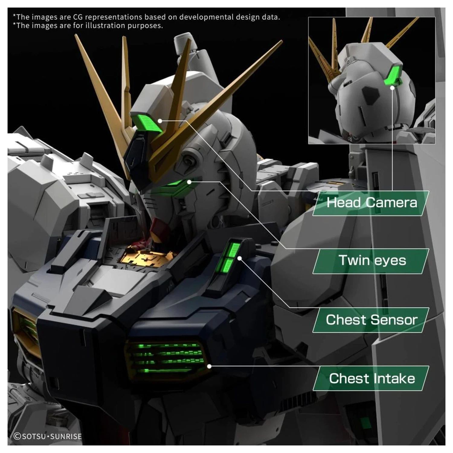 Gundam PG Unleashed 1/60 LED Unit for v Gundam Model Kit product photo