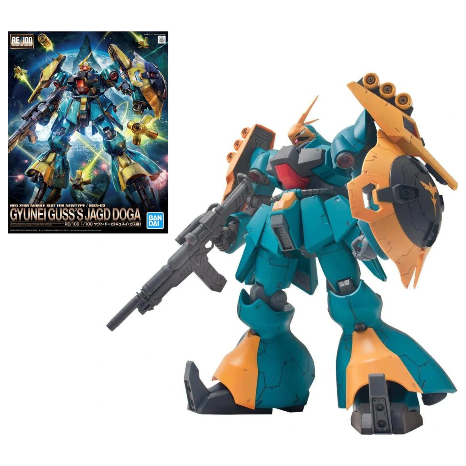 Gundam RE/100 1/100 Gyunei Guss's Jagd Doga Model Kit product photo