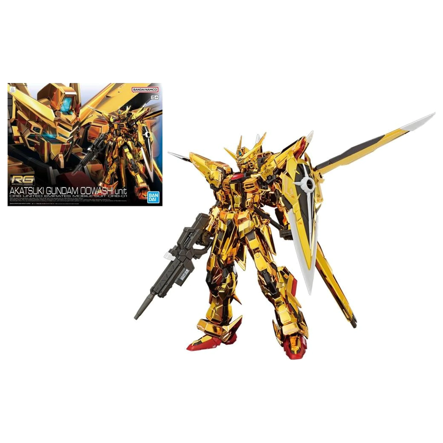 Gundam RG 1/144 Akatsuki Gundam Oowashi Unit Model Kit product photo