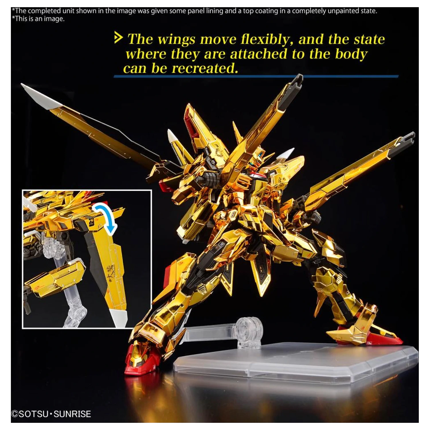 Gundam RG 1/144 Akatsuki Gundam Oowashi Unit Model Kit product photo