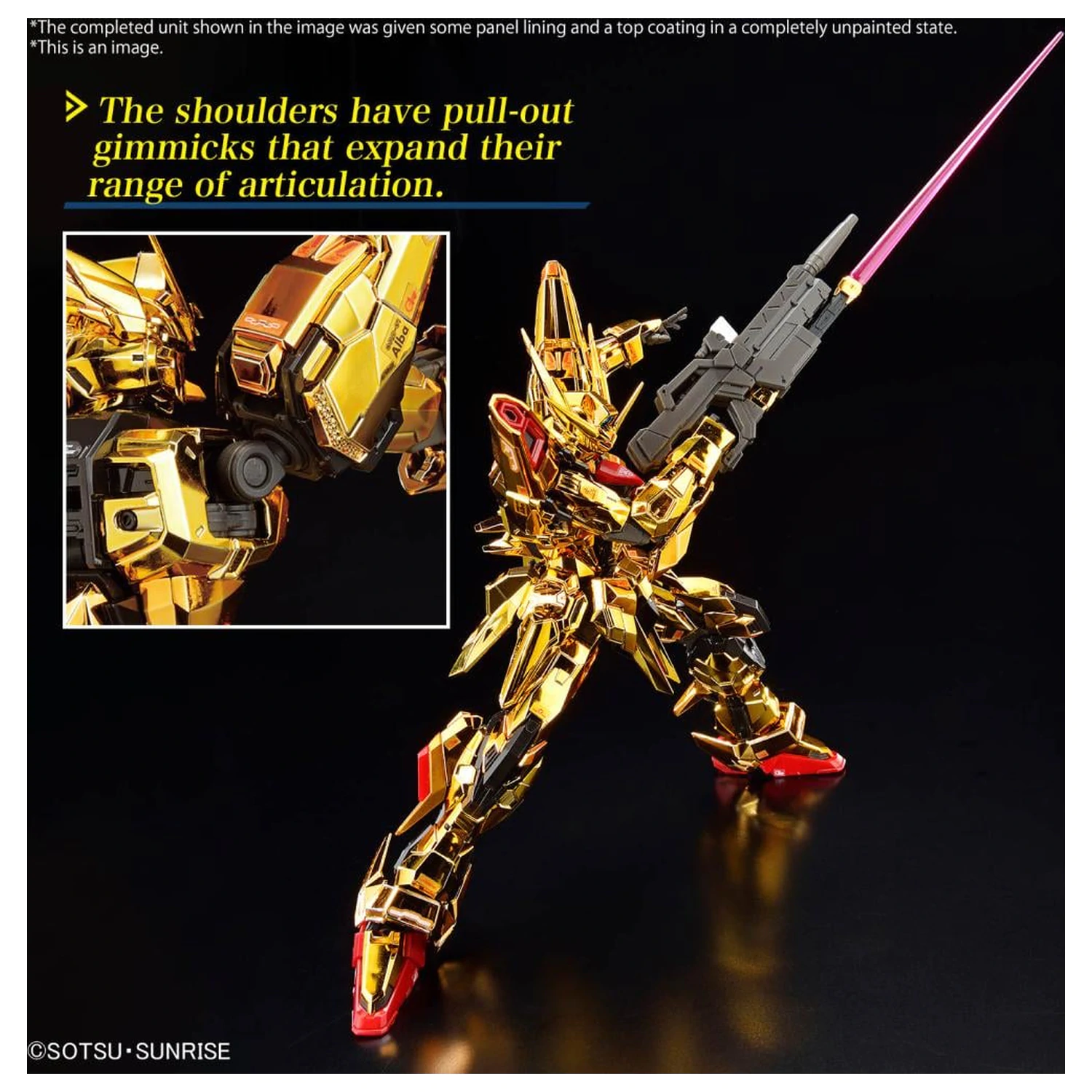 Gundam RG 1/144 Akatsuki Gundam Oowashi Unit Model Kit product photo