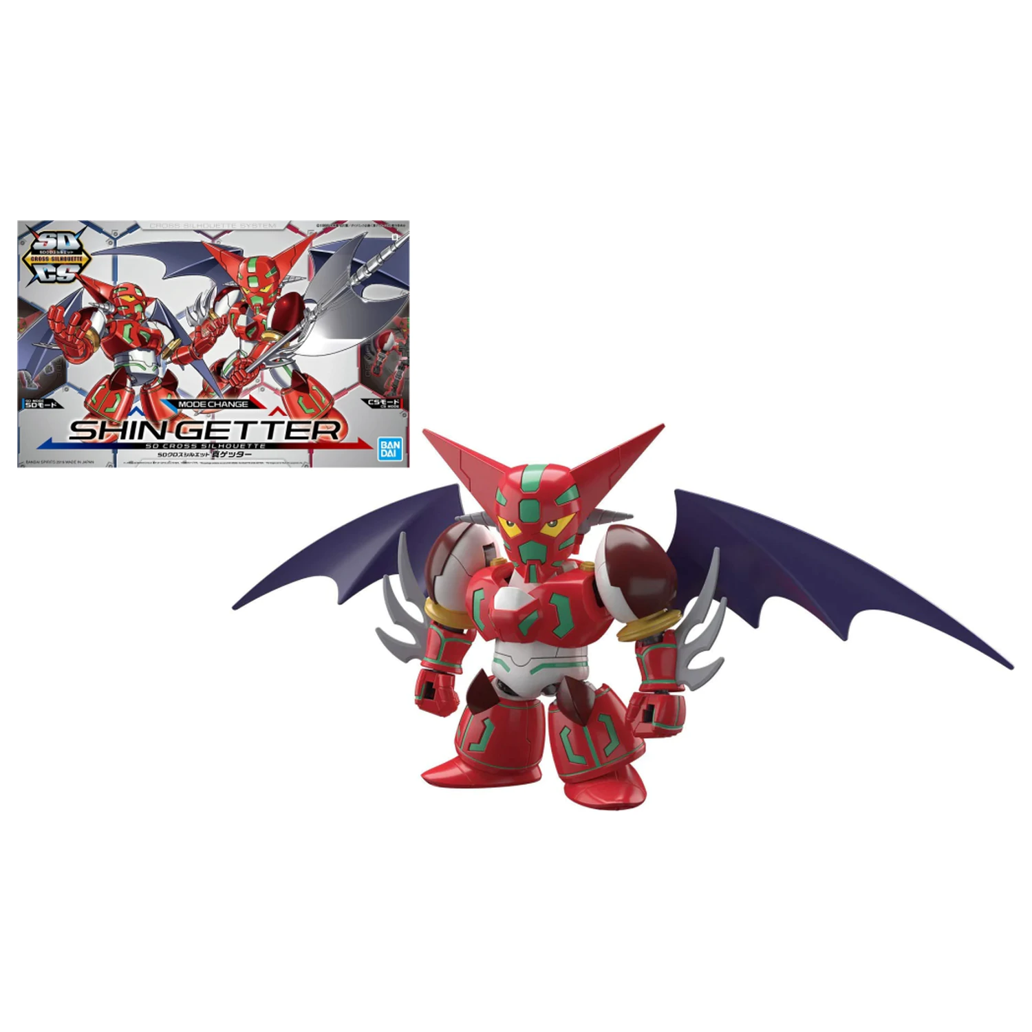 GUNDAM SD Cross Silhouette Shin Getter Model Kit product photo