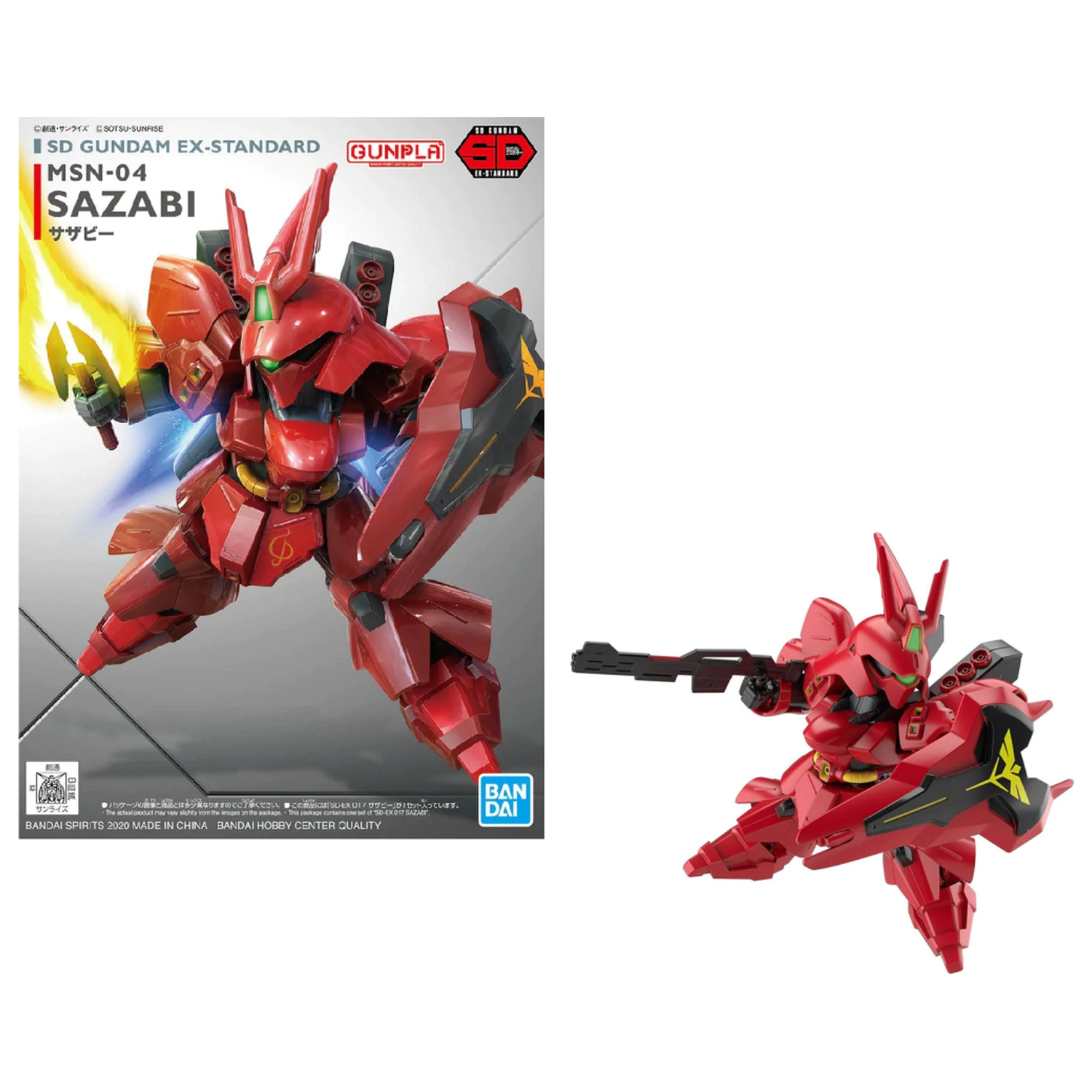 GUNDAM SD EX Standard Sazabi Gundam SD Model Kit product photo