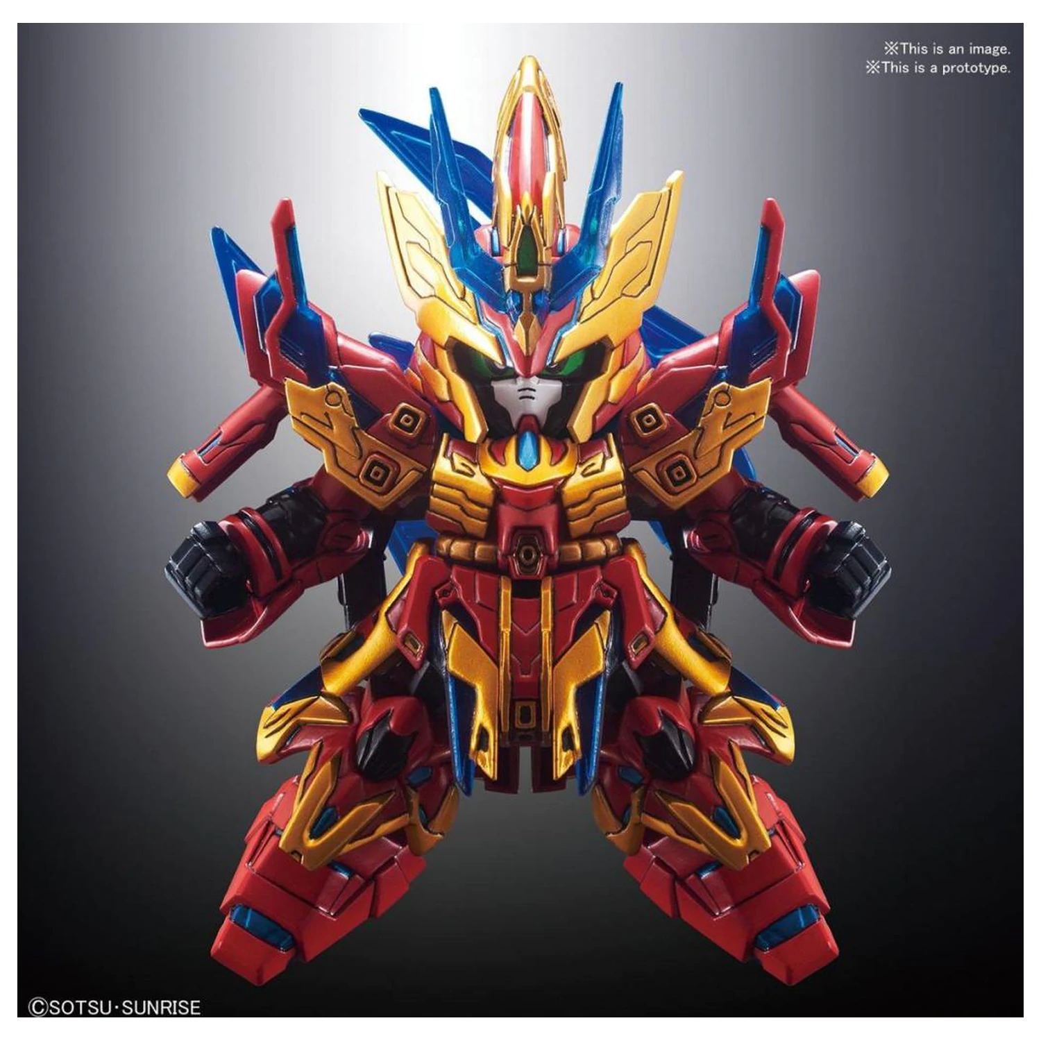 Gundam SD Sangoku Soketsuden Zhang Liao Sazabi Model Kit product photo