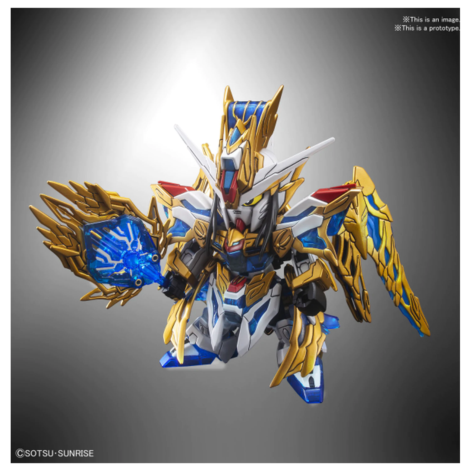 Gundam SD Sangoku Soketsuden Zhuge Liang Freedom Gundam Model Kit product photo