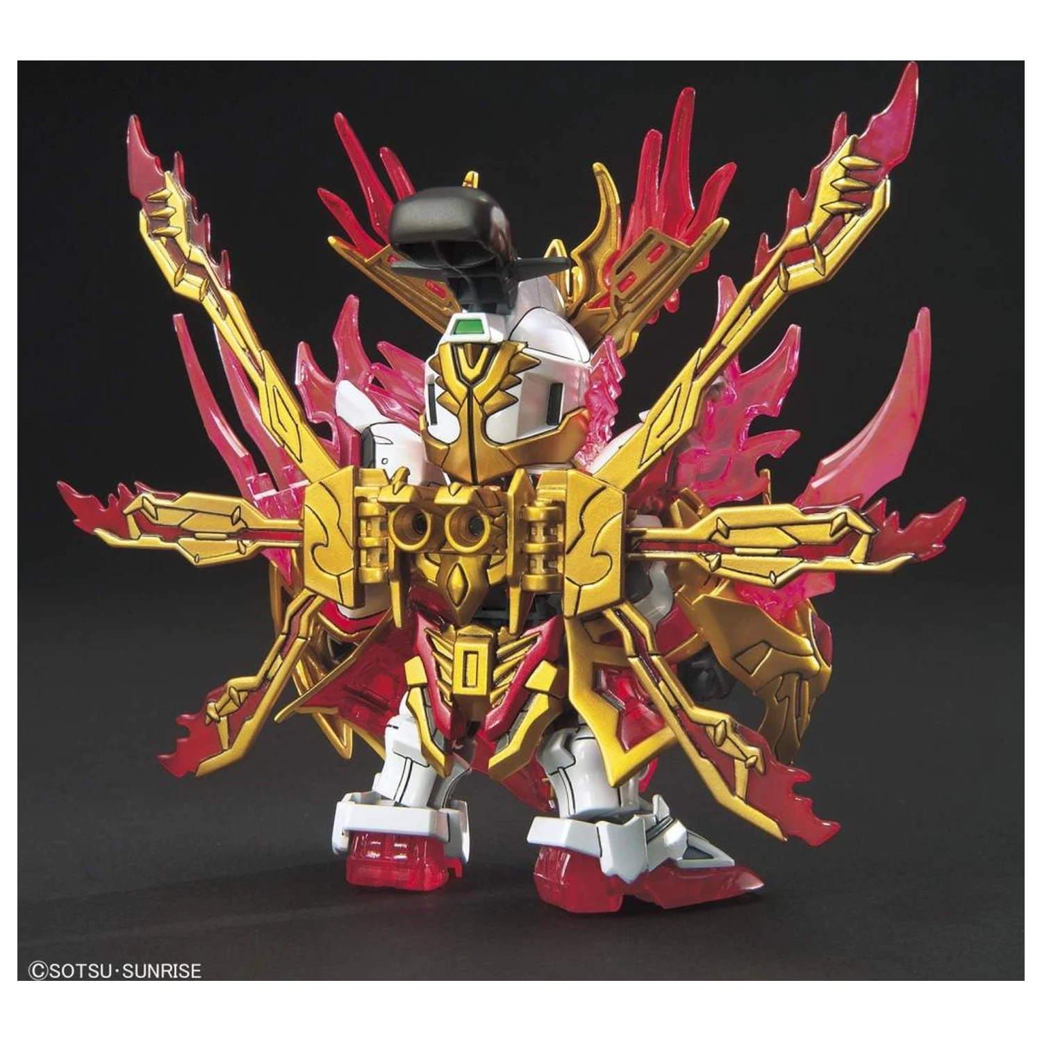 Gundam SD Sangoku Yan Huang Zhang Fei God Gundam Model Kit product photo