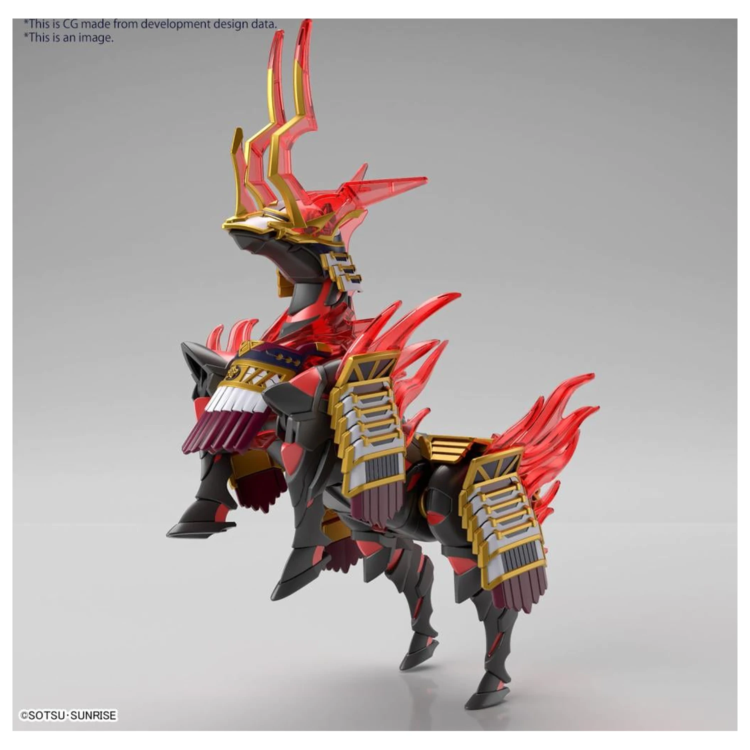 GUNDAM SDW Heroes Nobunaga's War Horse Model Kit product photo
