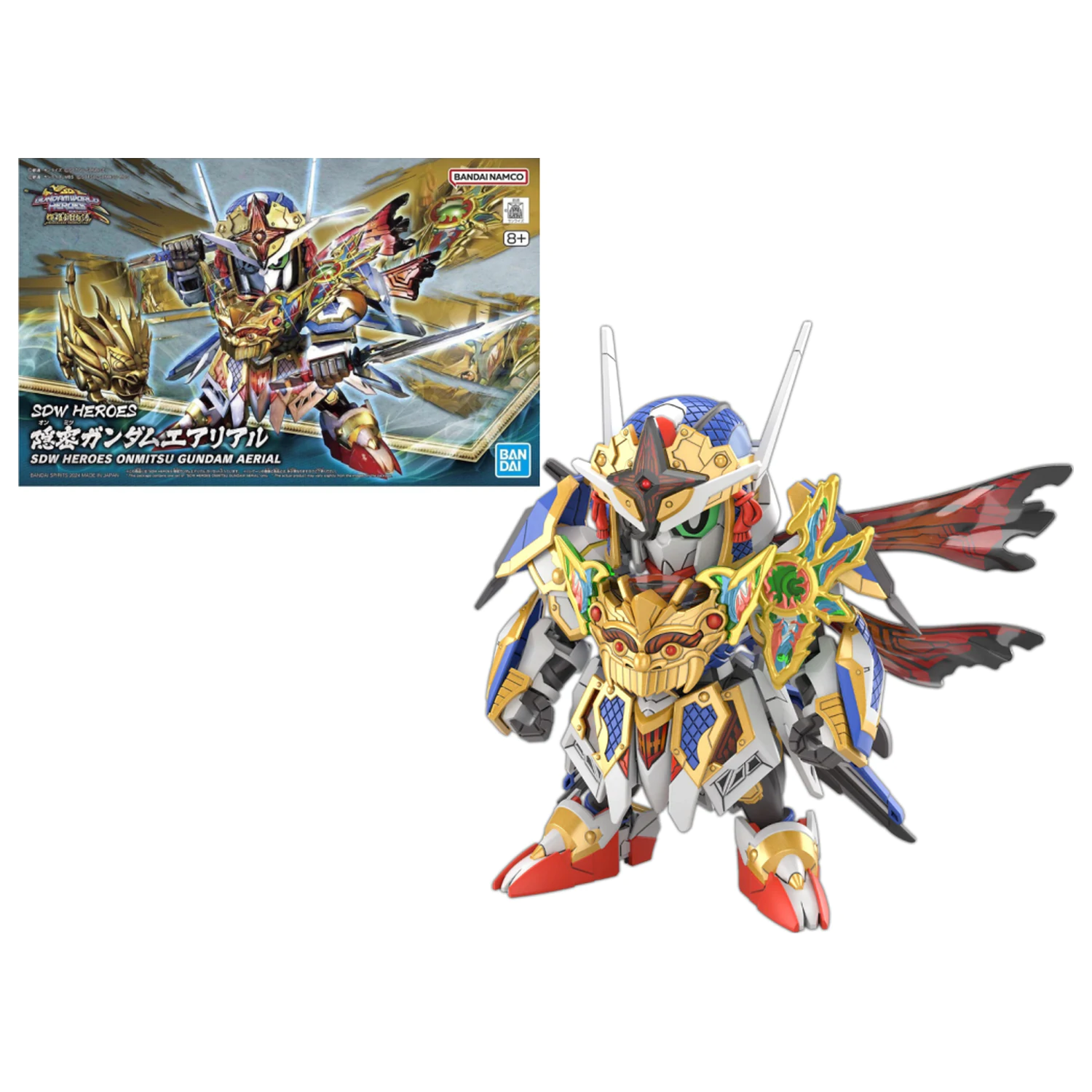 GUNDAM SDW Heroes Onmitsu Gundam Aerial Model Kit product photo