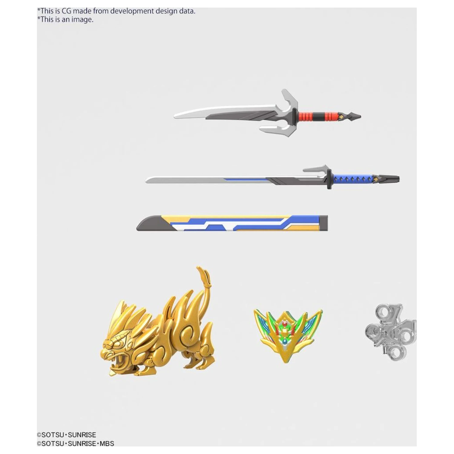 GUNDAM SDW Heroes Onmitsu Gundam Aerial Model Kit product photo