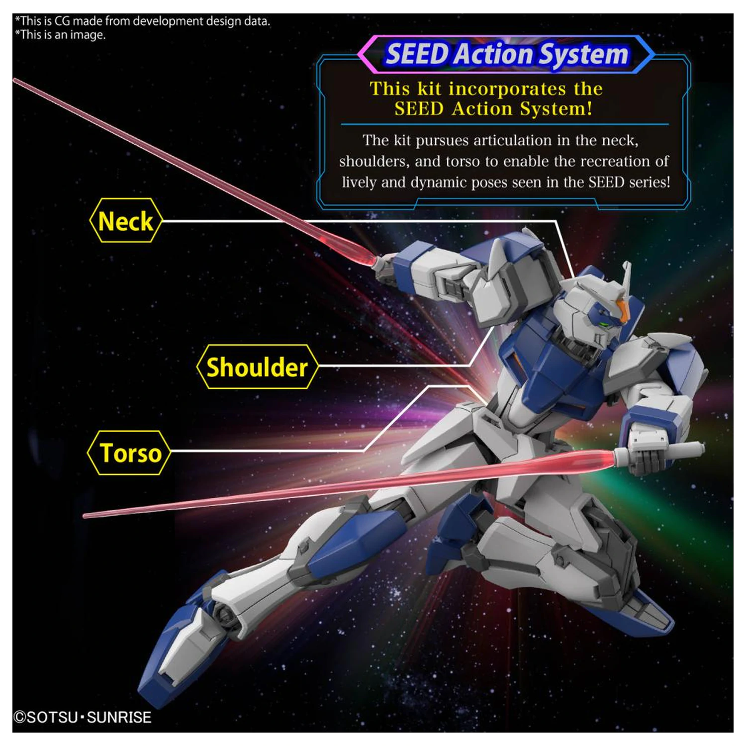 Gundam Seed Freedom HG 1/144 Duel Blitz Gundam Model Kit product photo