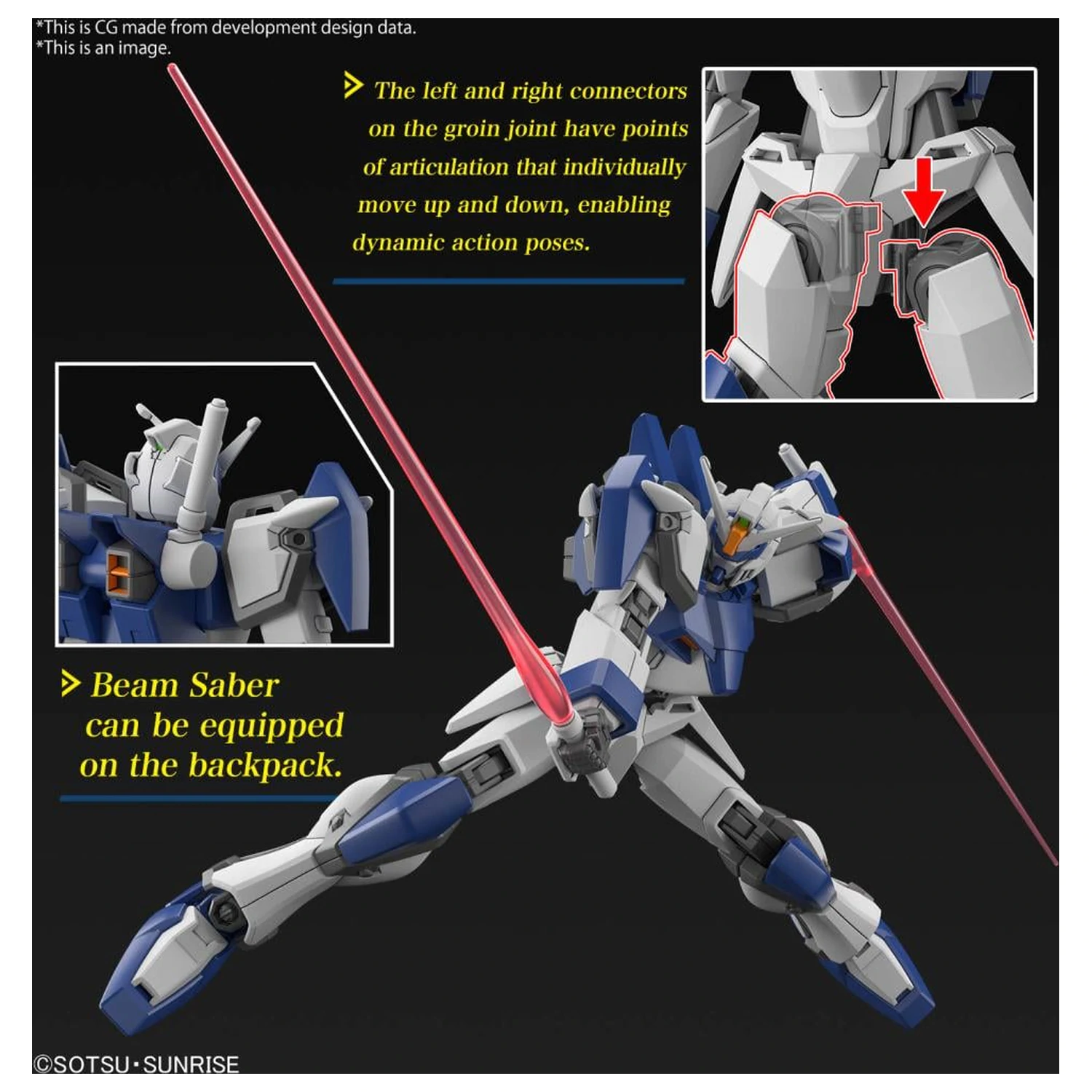 Gundam Seed Freedom HG 1/144 Duel Blitz Gundam Model Kit product photo